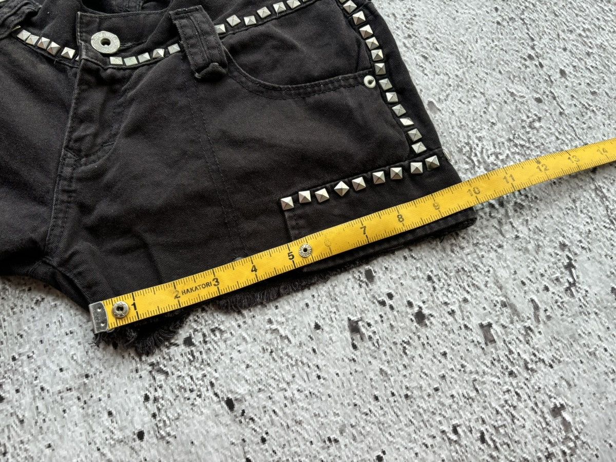 Hysteric Glamour Y2k Murua Studded Black Ifsix Punk Style Short Size 29" - 11 Thumbnail