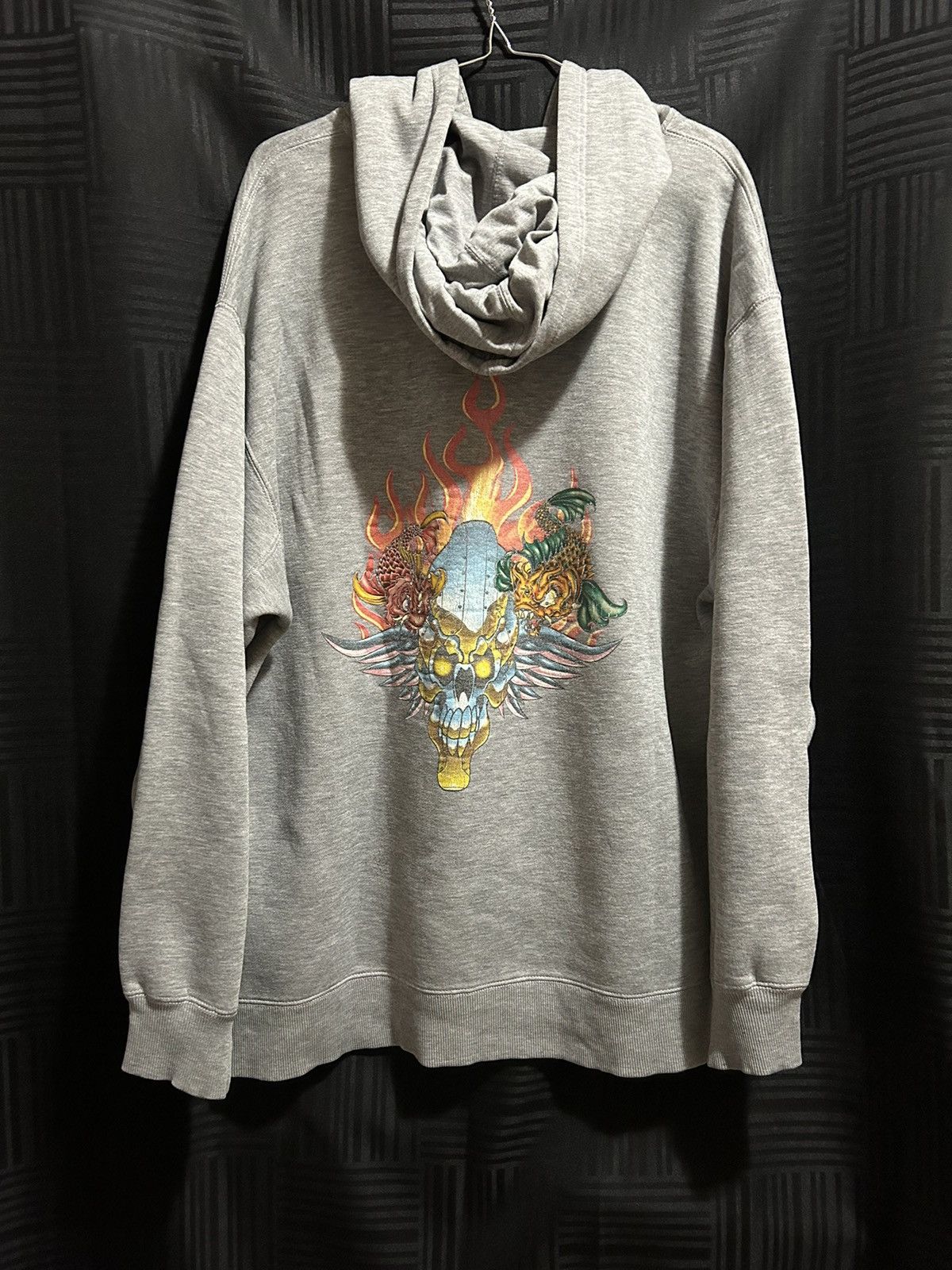 JNCO Vintage 90s JNCO Jeans Dragon Crown Flames Mens XL Hoodie Size US XL / EU 56 / 4 - 6 Thumbnail