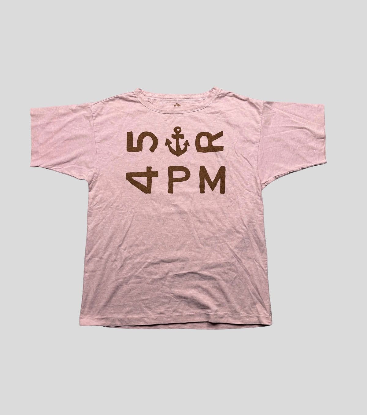 45rpm 45 RPM Anchor Y2K Vintage T Shirt Pink Made In Japan Size US M / EU 48-50 / 2 - 1 Thumbnail