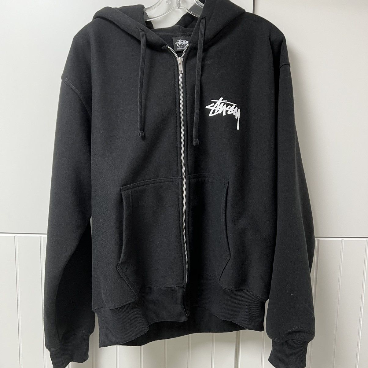 ステューシー sttusy WORLD TOUR ZIP HOODIE Stussy World Tour Zip Hoodie Black Men's - US