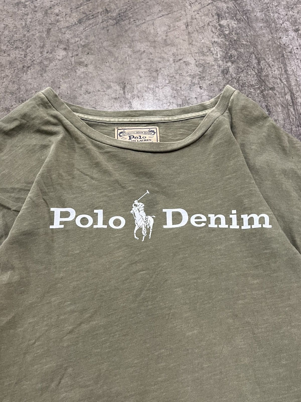 Polo Ralph Lauren × Vintage Polo Ralph Lauren forest green earth tone spell out shirt Size US XL / EU 56 / 4 - 5 Thumbnail