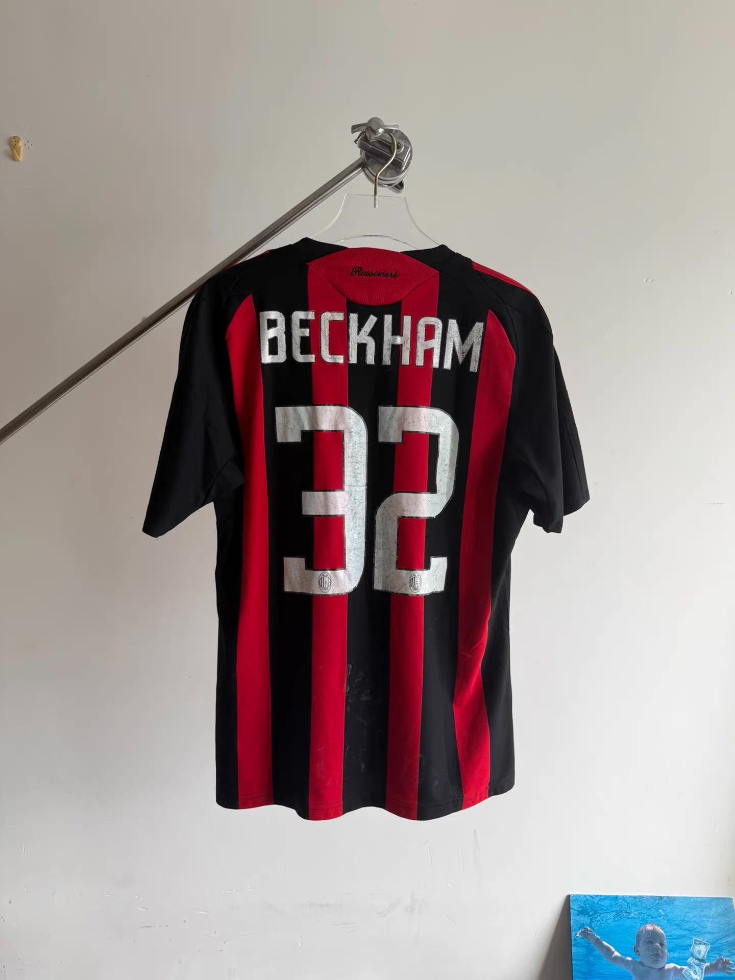 Adidas Adidas AC Milan 08/09 Season Beckham Jersey Q17 Size US M / EU 48-50 / 2 - 2 Thumbnail