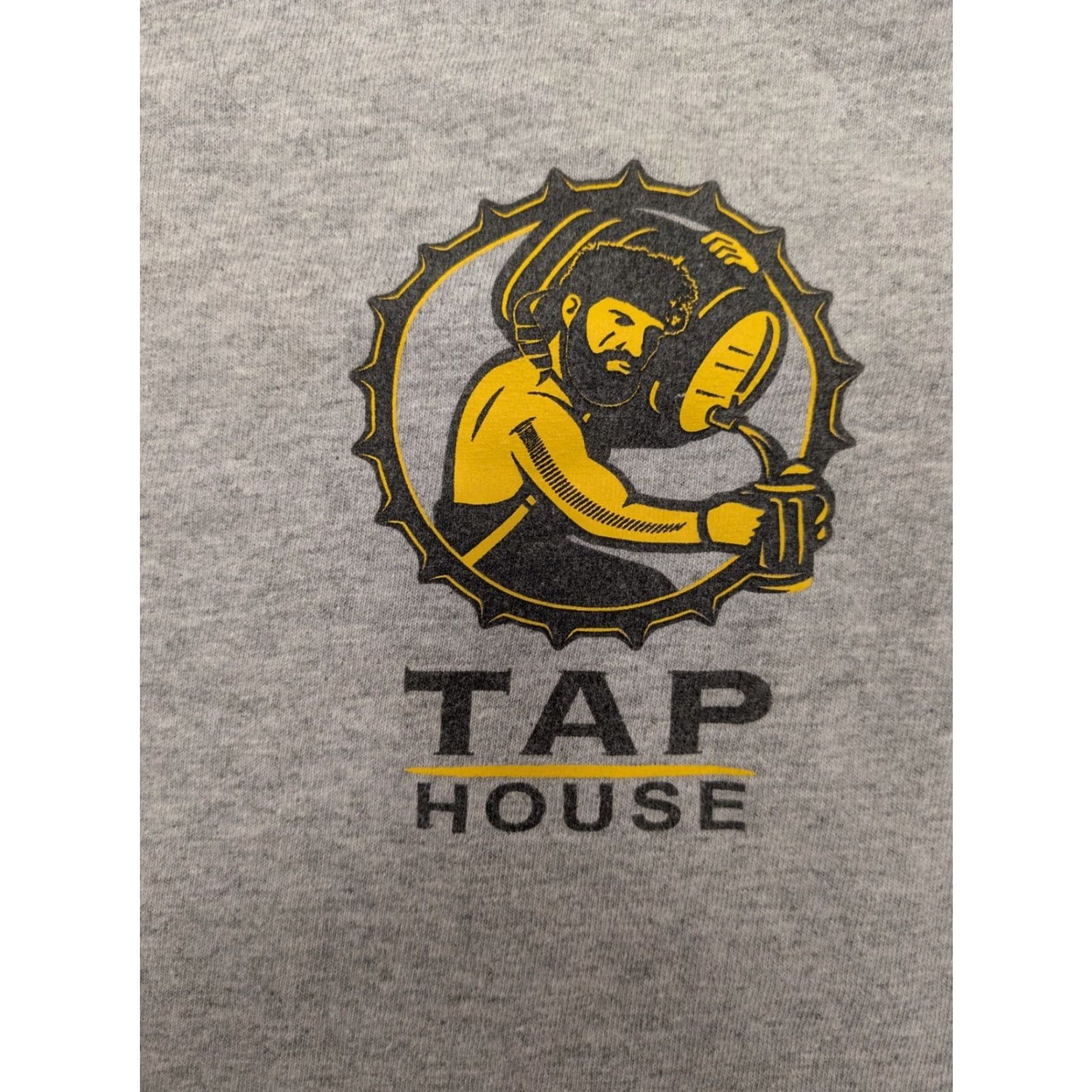 Gildan Womens T Shirt Bar Ocean City MD Tap House Grey Gildan 90% Cotton 10% Polyester Short Sleeve Large Shirt Size L / US 10 / IT 46 - 2 Thumbnail