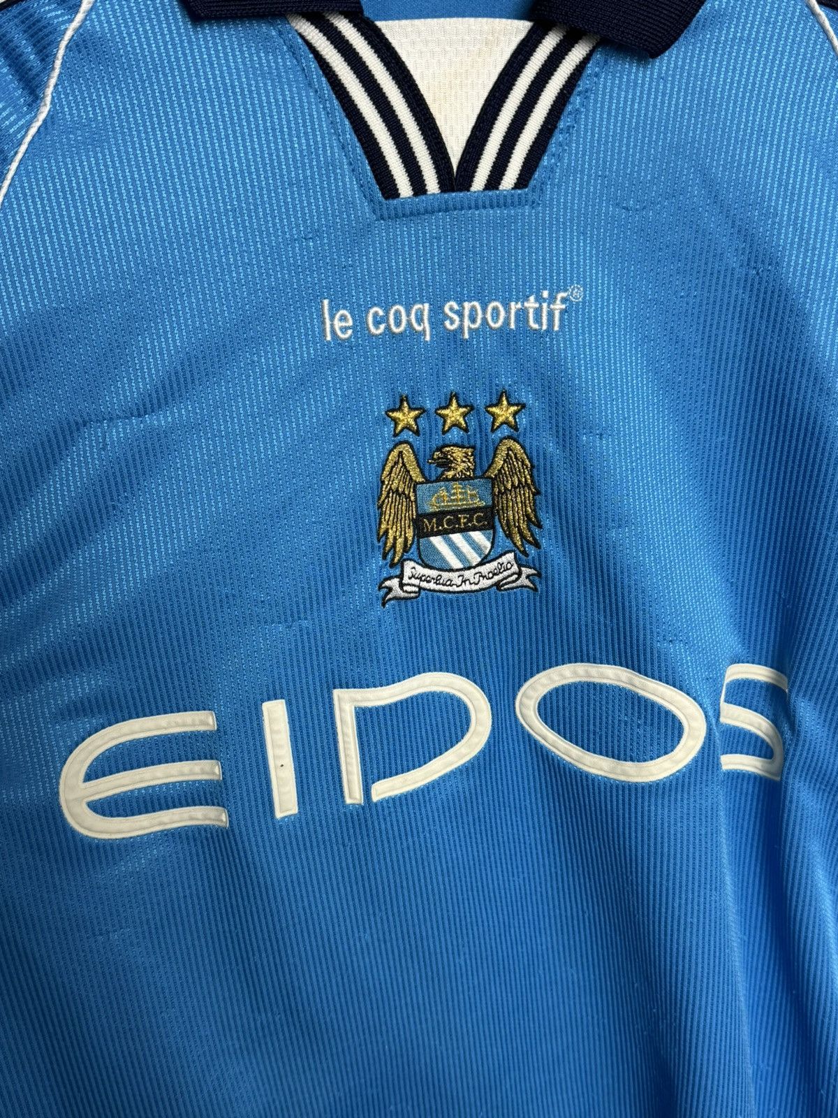 Le Coq Sportif Manchester City 99/01 Home Football Jersey Size US M / EU 48-50 / 2 - 3 Thumbnail