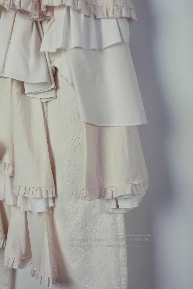 Comme des Garcons Comme des Garcons size M Asymmetrical Pleated Skirt Pants Size 23" - 3 Thumbnail