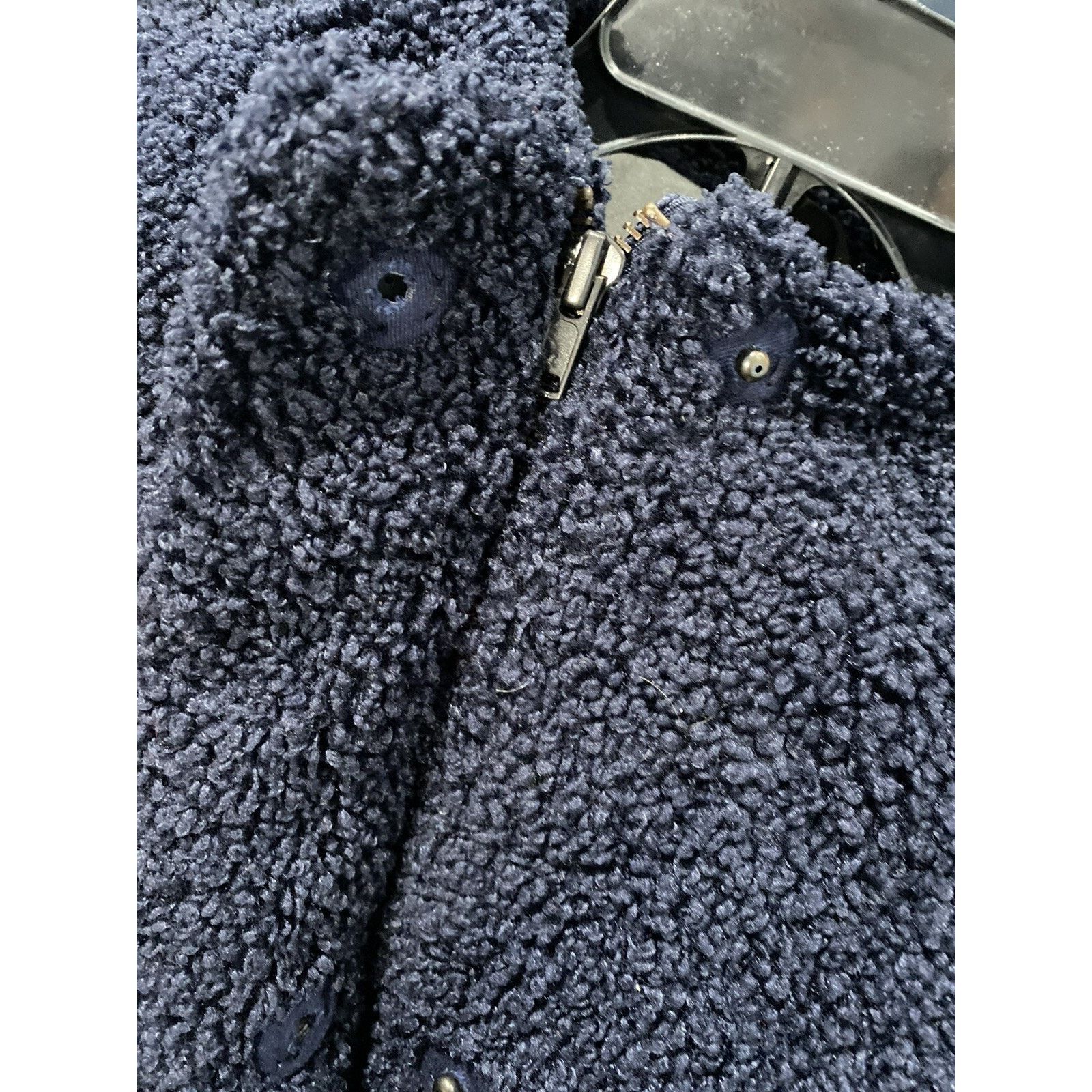 Gap Gap Sherpa Teddy Coat Jacket Full Zip Long Sz XS A001518 Size XS / US 0-2 / IT 36-38 - 11 Thumbnail