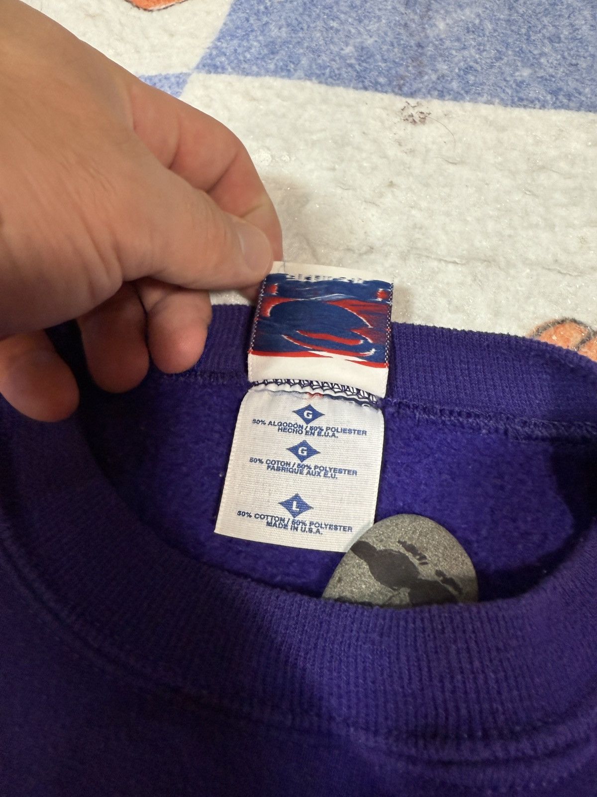 NFL Vintage minnesota vikings crewneck sweatshirt Size US L / EU 52-54 / 3 - 3 Thumbnail