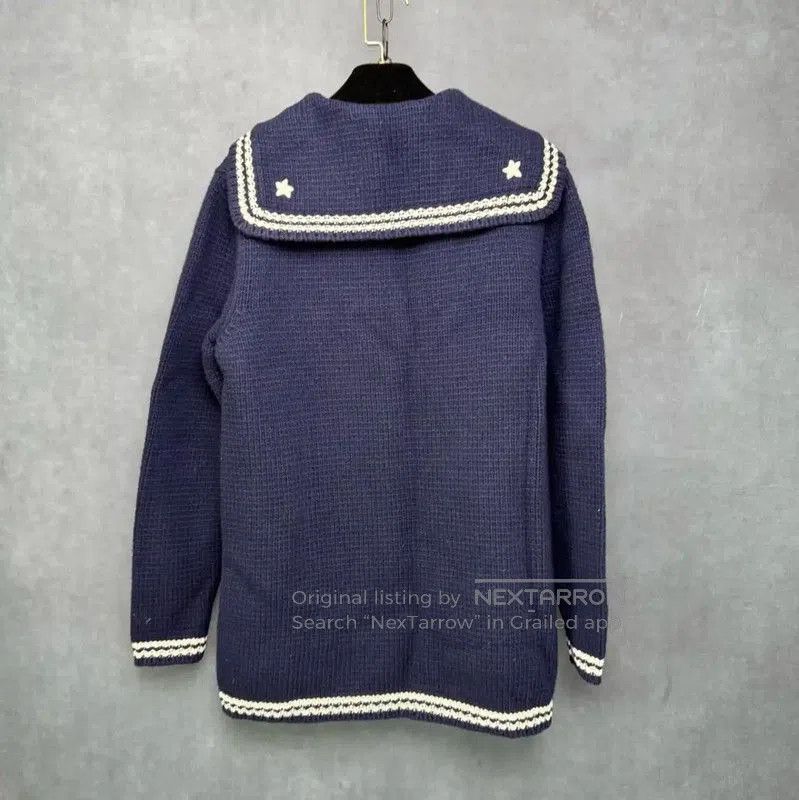Miu Miu Miu Miu Navy Wool Cardigan for Women . Size L / US 10 / IT 46 - 2 Thumbnail