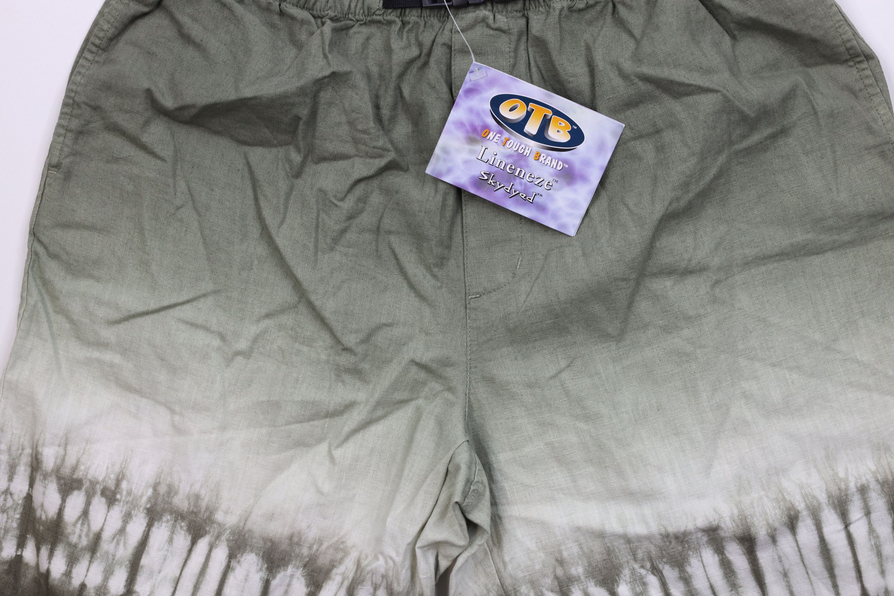 Vintage Deadstock Vintage 90s Y2K Streetwear Belted Acid Wash Shorts Size US 32 / EU 48 - 3 Thumbnail