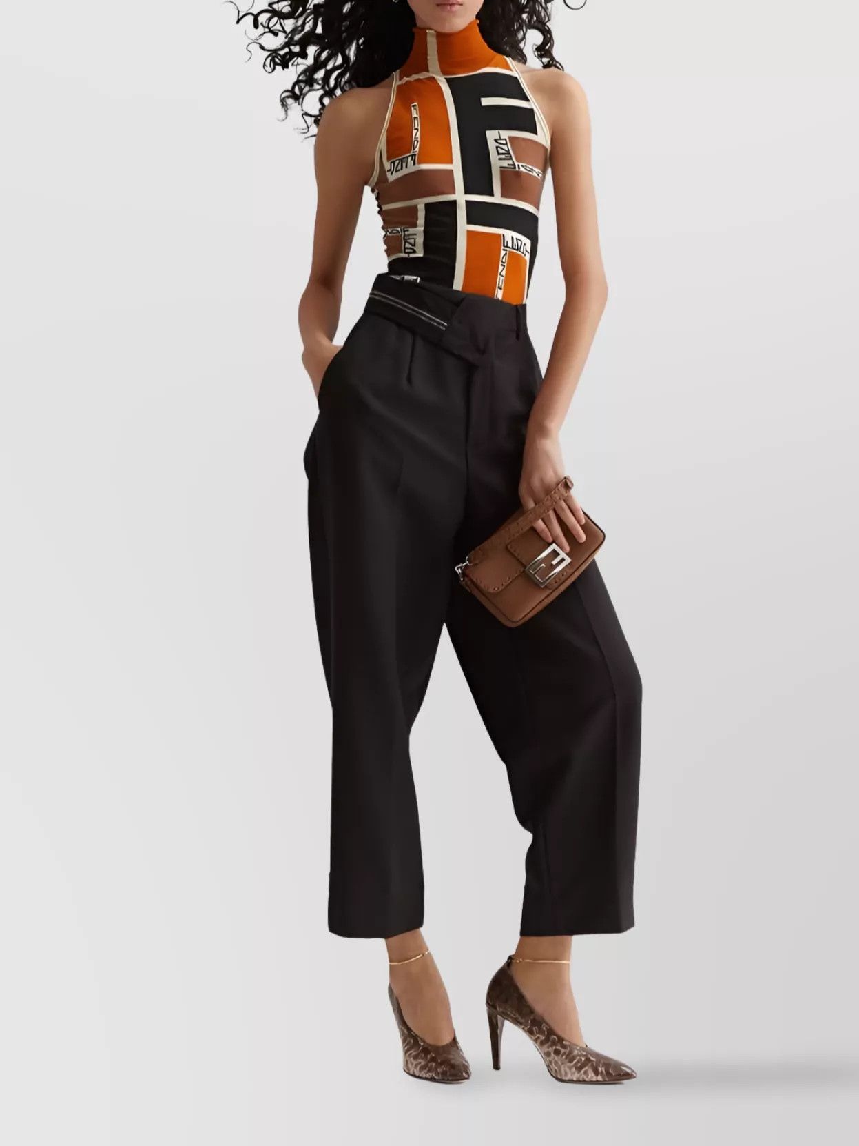 Fendi o1s1wg110825 Tops in Multicolor Size M / US 6-8 / IT 42-44 - 3 Thumbnail