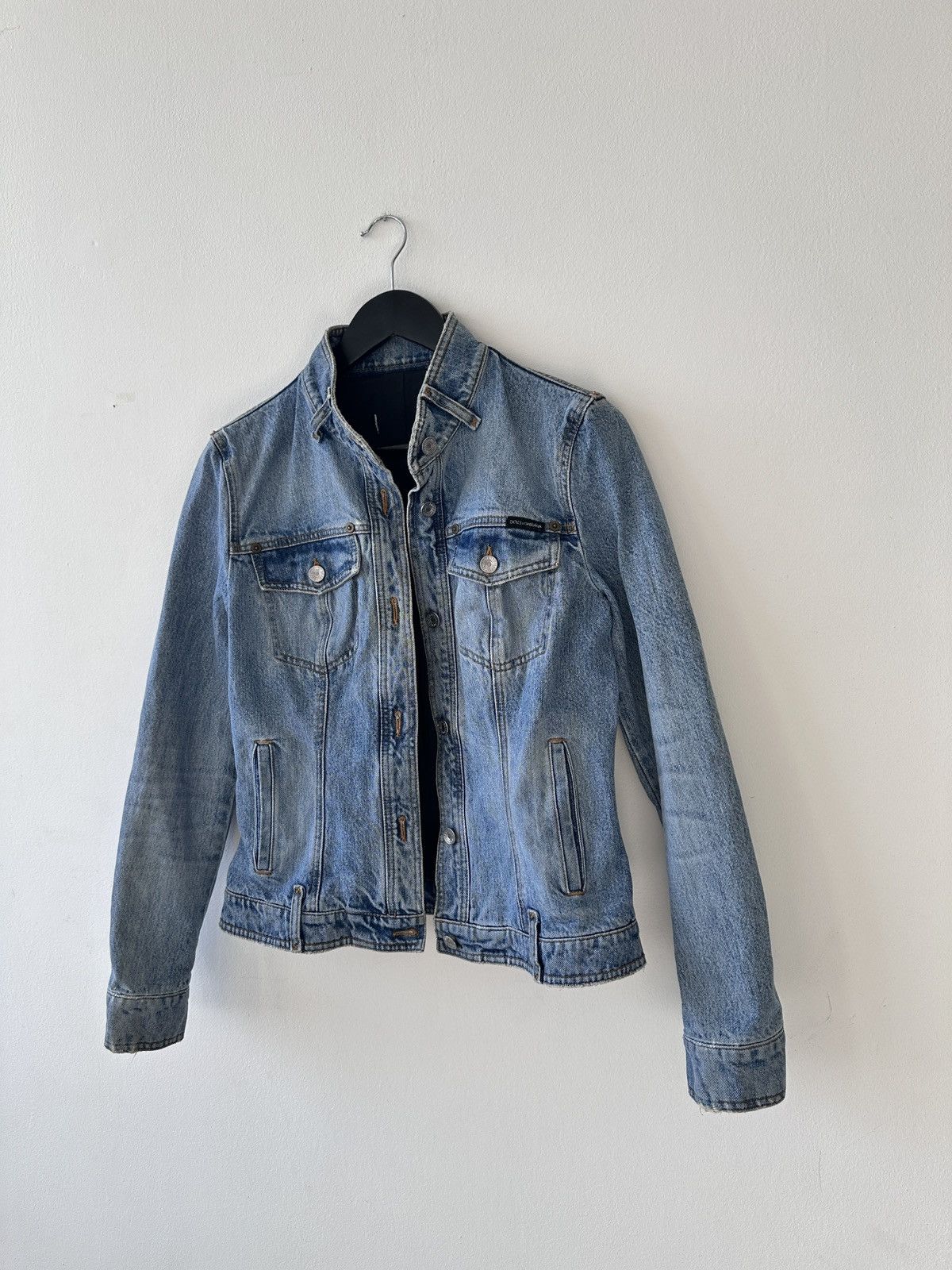 Dolce & Gabbana Dolce & Gabbana Archival Denim Jacket Y2K Blue Jean Jacket Size S / US 4 / IT 40 - 4 Thumbnail