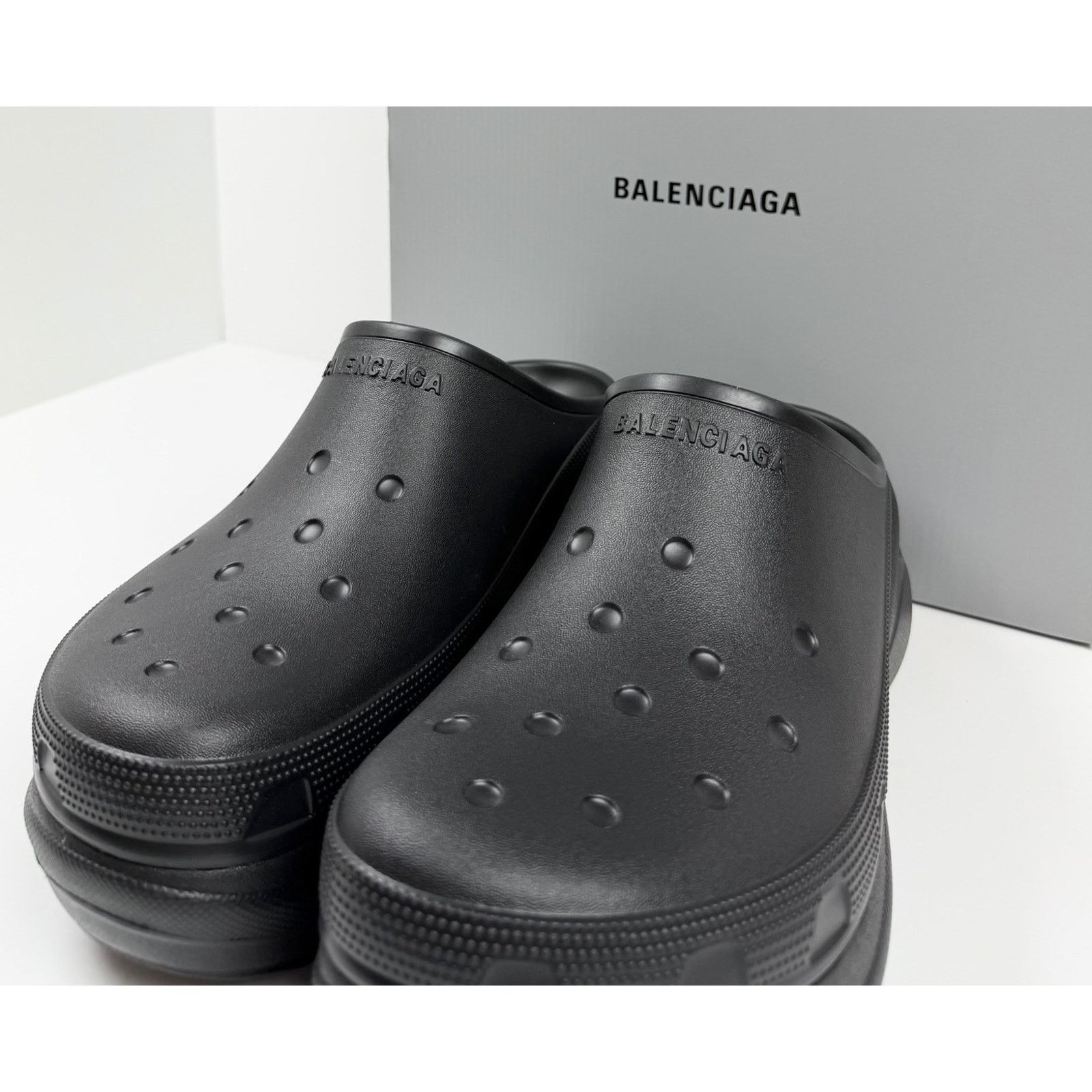 Balenciaga Size 12 - Balenciaga x Crocs Rubber Mules NEW! Size US 12 / EU 45 - 4 Thumbnail