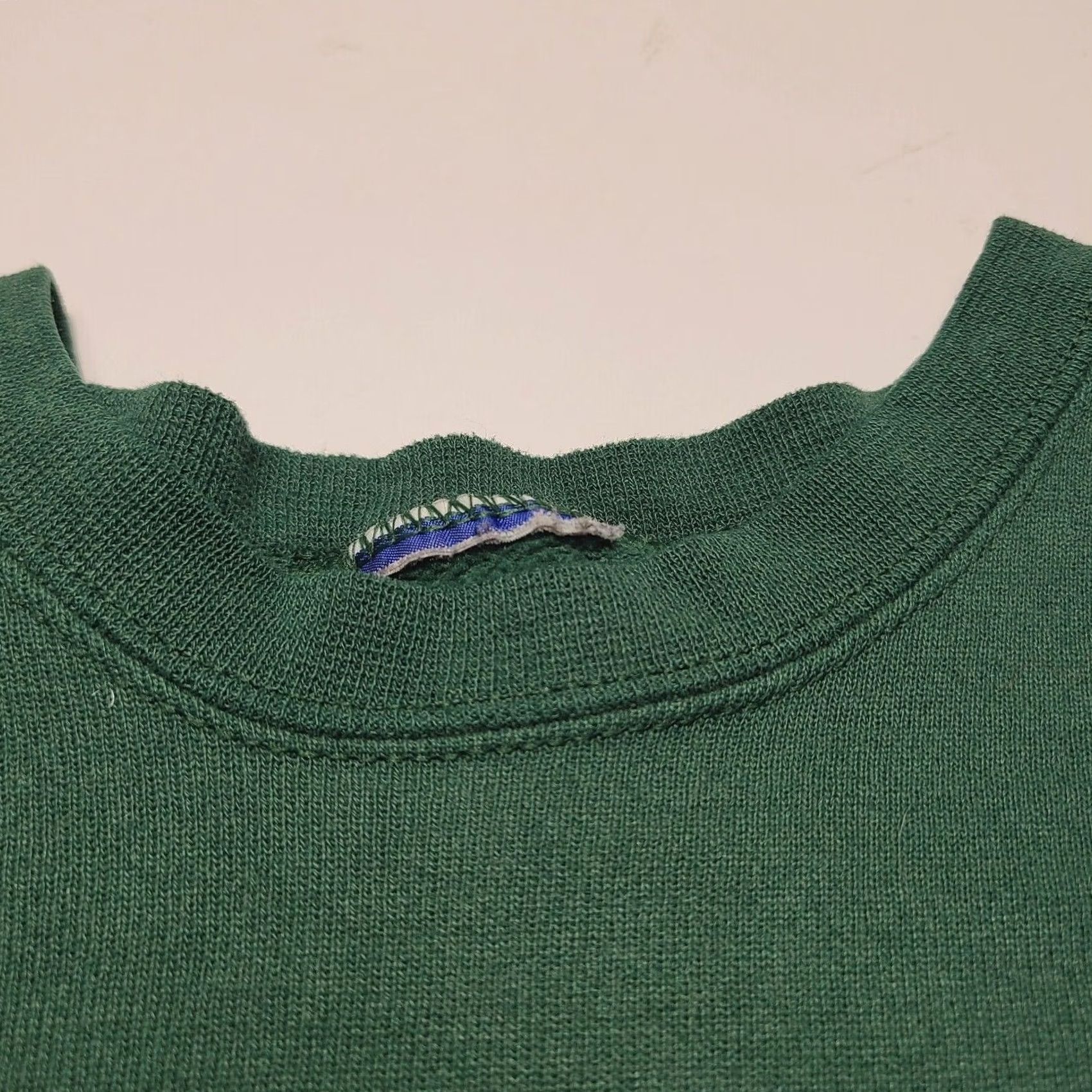 Champion VINTAGE Champion Crewneck Sweatshirt L Men Forest Green Logo Embroidered 90s USA Pullover - Size US L / EU 52-54 / 3 - 4 Thumbnail