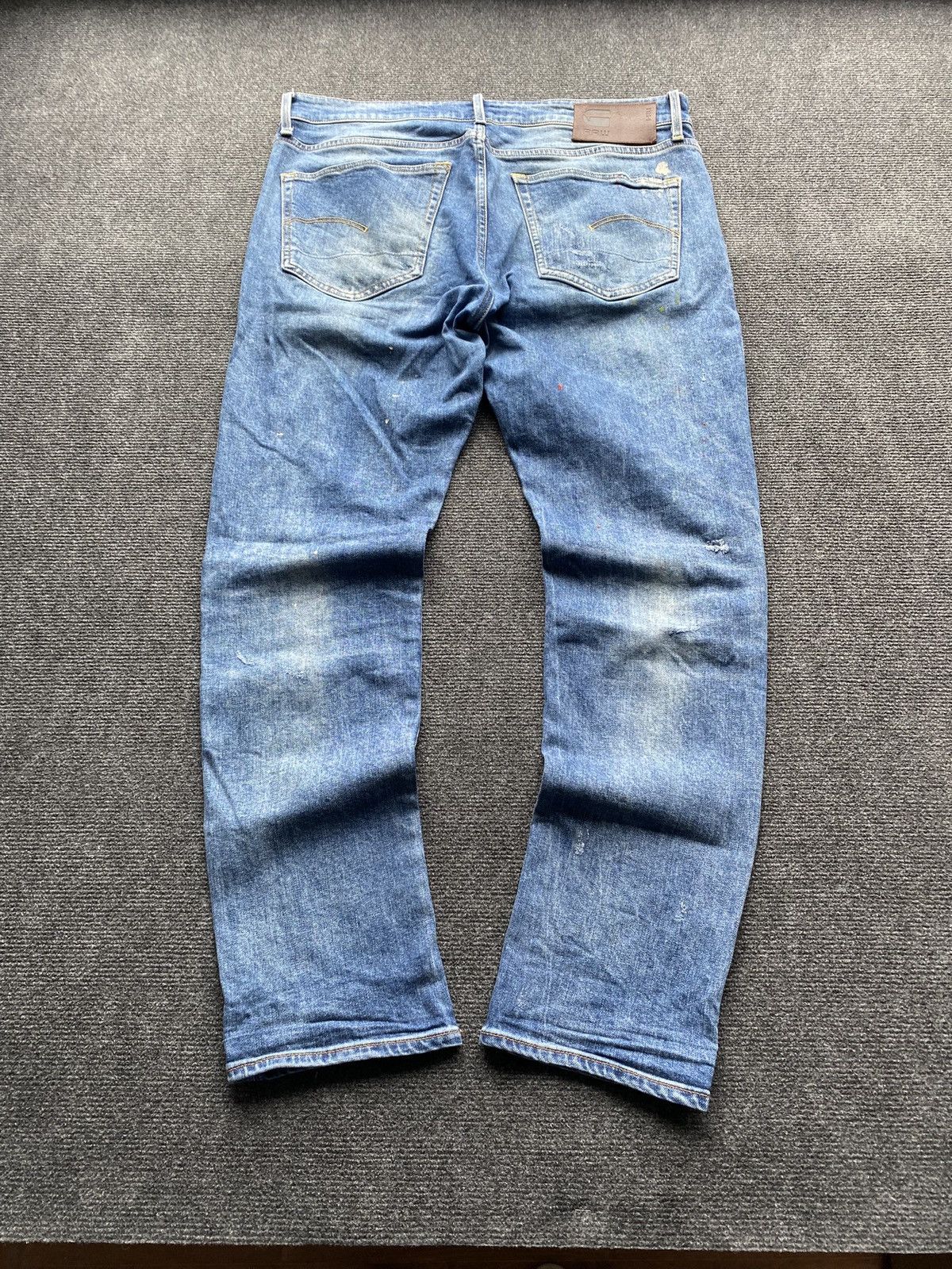 G-Star 🔥Opium Punk G Star 3301 Slim Blue jeans 34 Size US 34 / EU 50 - 14 Thumbnail