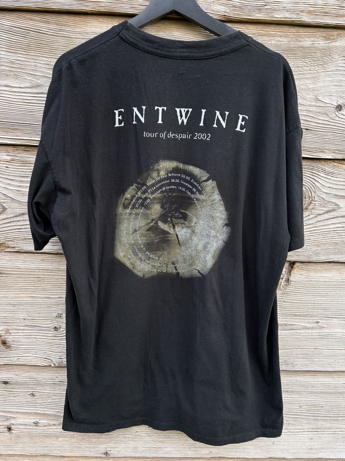 Band Tees 00s Vintage Entwine Time Of Despair 2002 Tour Band T-Shirt Size US XL / EU 56 / 4 - 5 Thumbnail