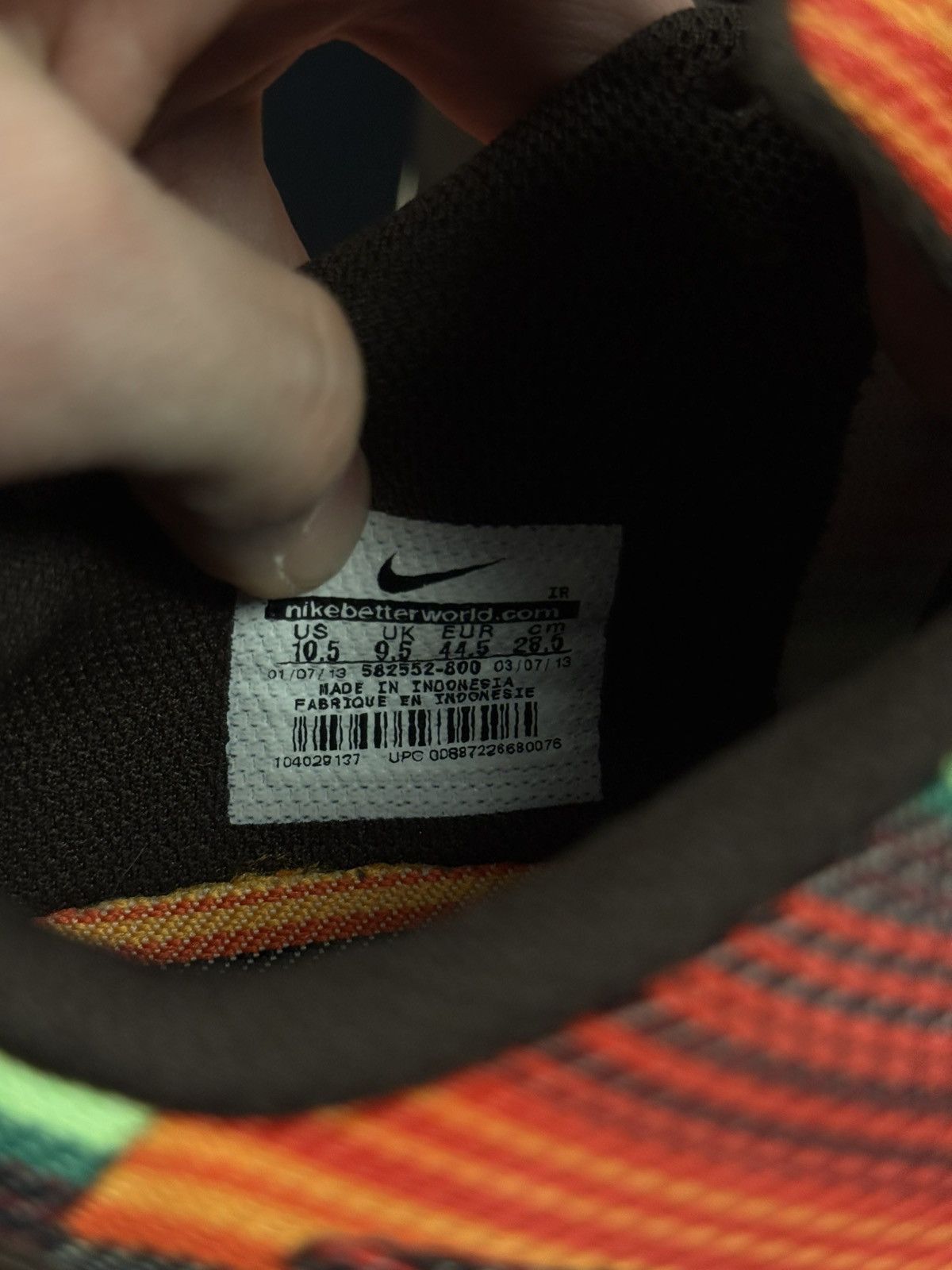 Nike Kobe 8 NSW Mexican Blanket Multicolor Size 10.5 (2013) Size US 10.5 / EU 43-44 - 16 Thumbnail
