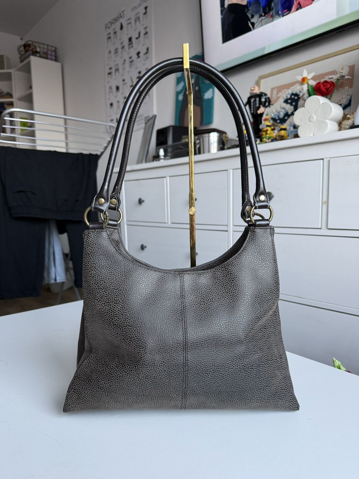 Japanese Brand VIntage y2k leather shoulder hand bag avantgarde opium retro Size ONE SIZE - 2 Thumbnail