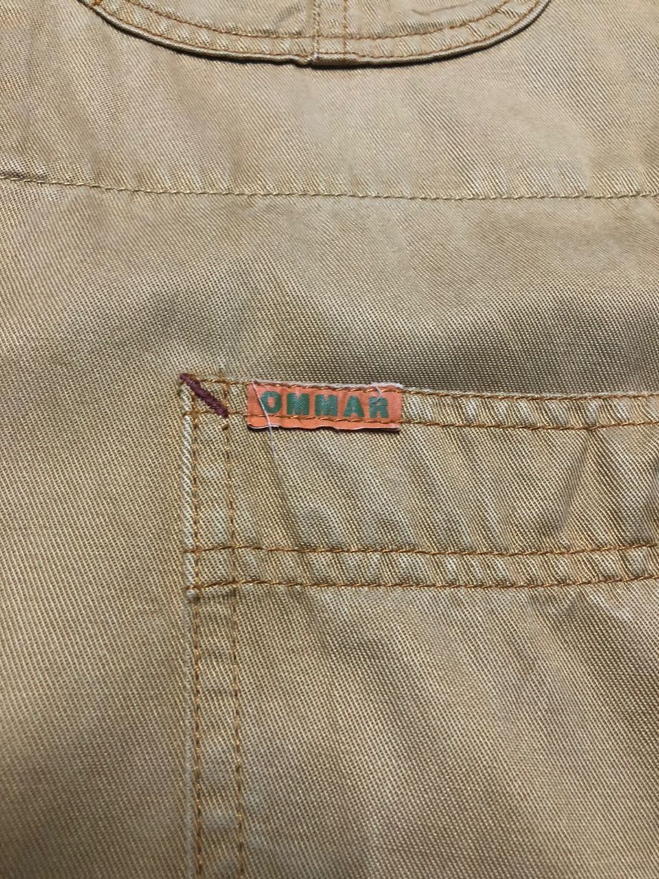 Japanese Brand × Vintage Vintage Ommar Jeans Chore Jacket Brown Size US M / EU 48-50 / 2 - 13 Thumbnail