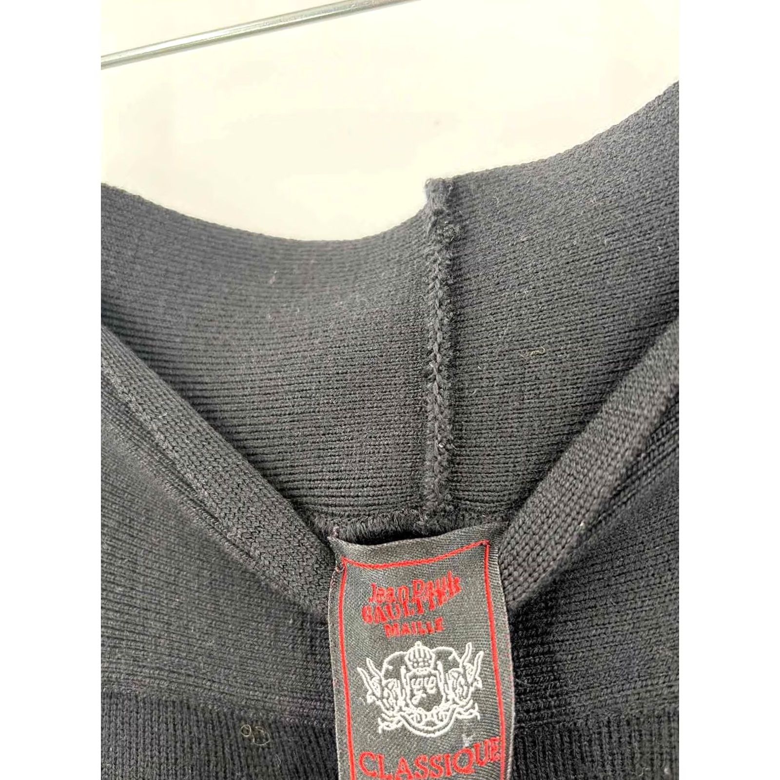 Jean Paul Gaultier Jean Paul Gaultier Black Maxi Skirt Wool Pull On Medium Size 32" / US 10 / IT 46 - 3 Thumbnail