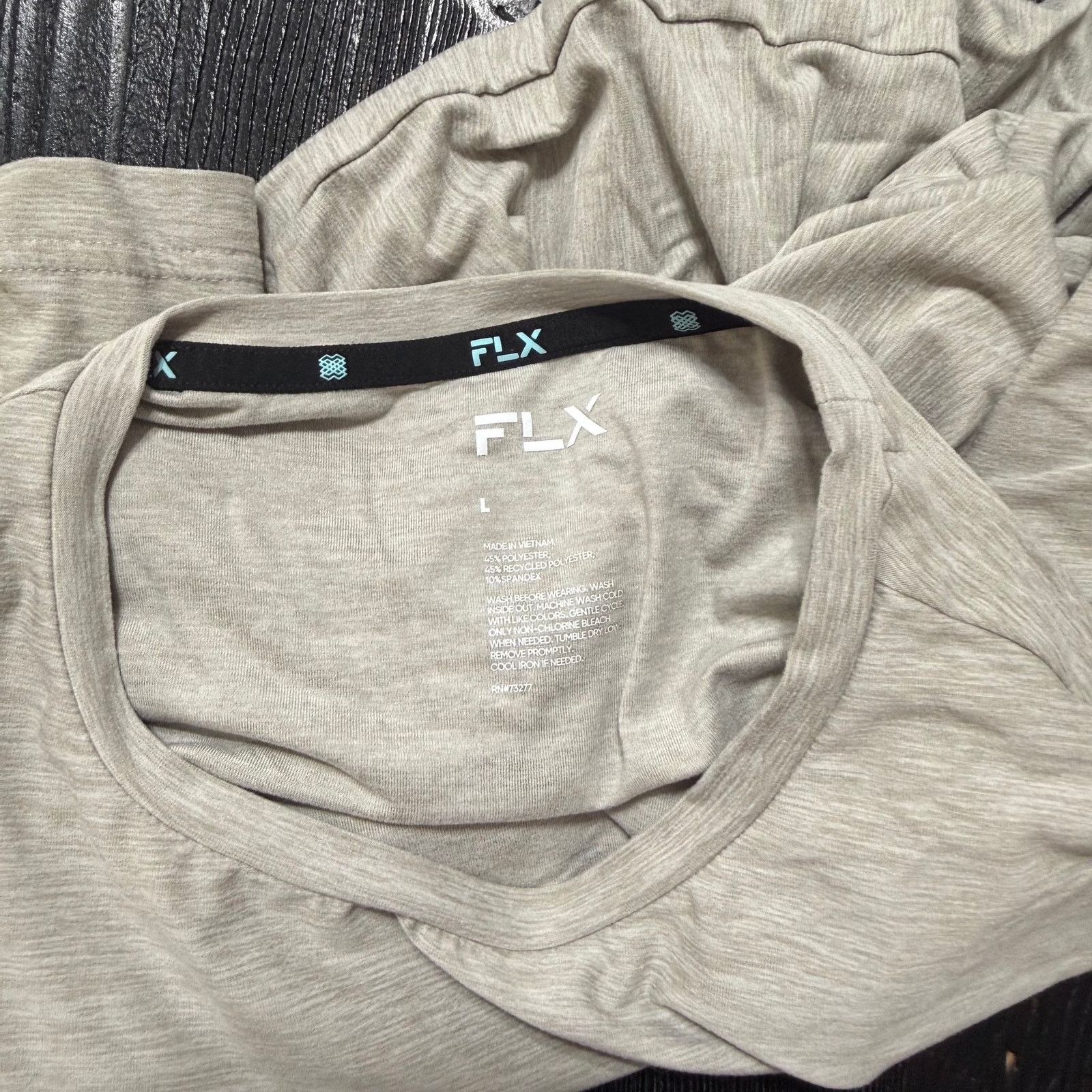 Other FLX Heather Gray Performance Tee | Sz L Size US L / EU 52-54 / 3 - 5 Thumbnail