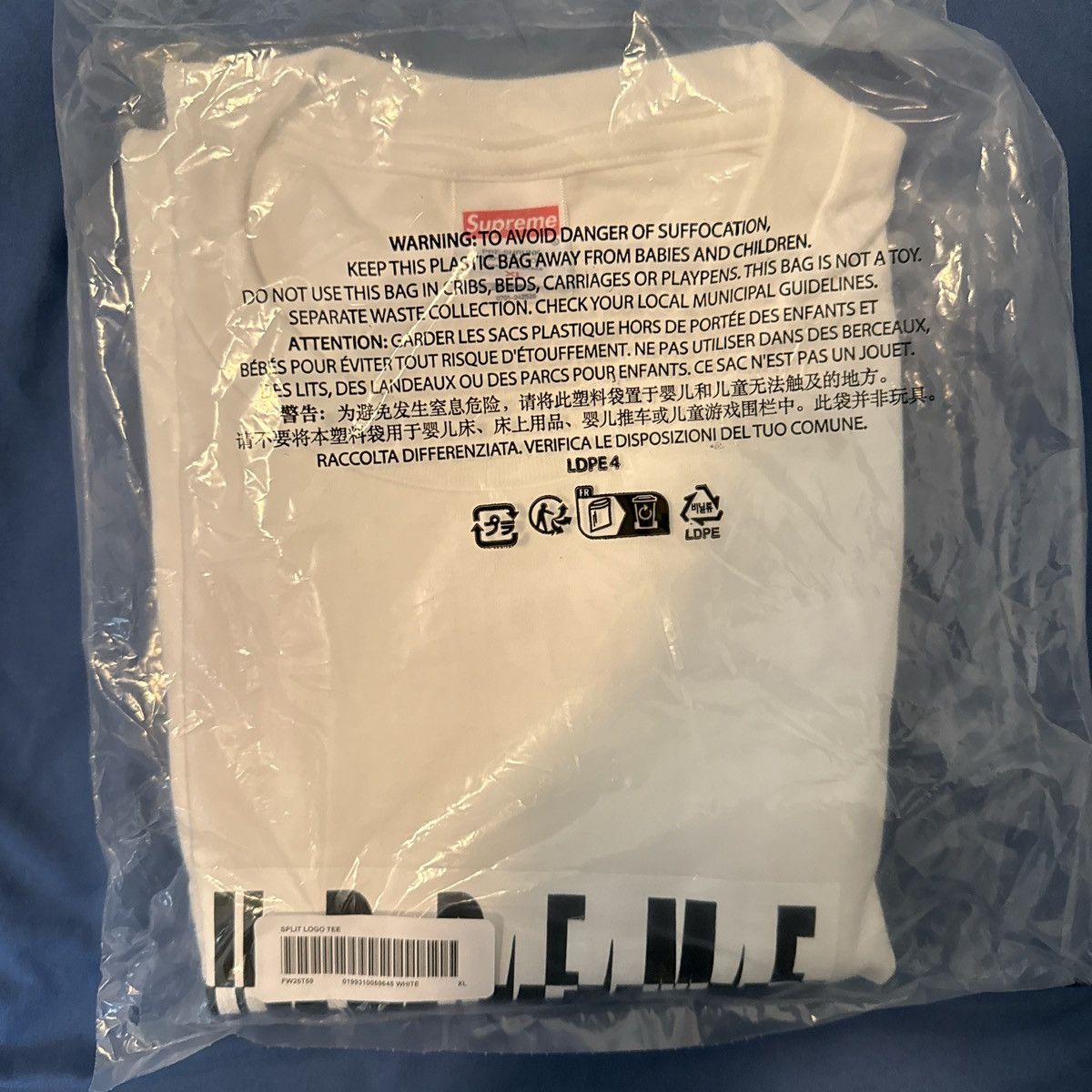 Supreme Supreme split tee Size US XL / EU 56 / 4 - 1 Thumbnail