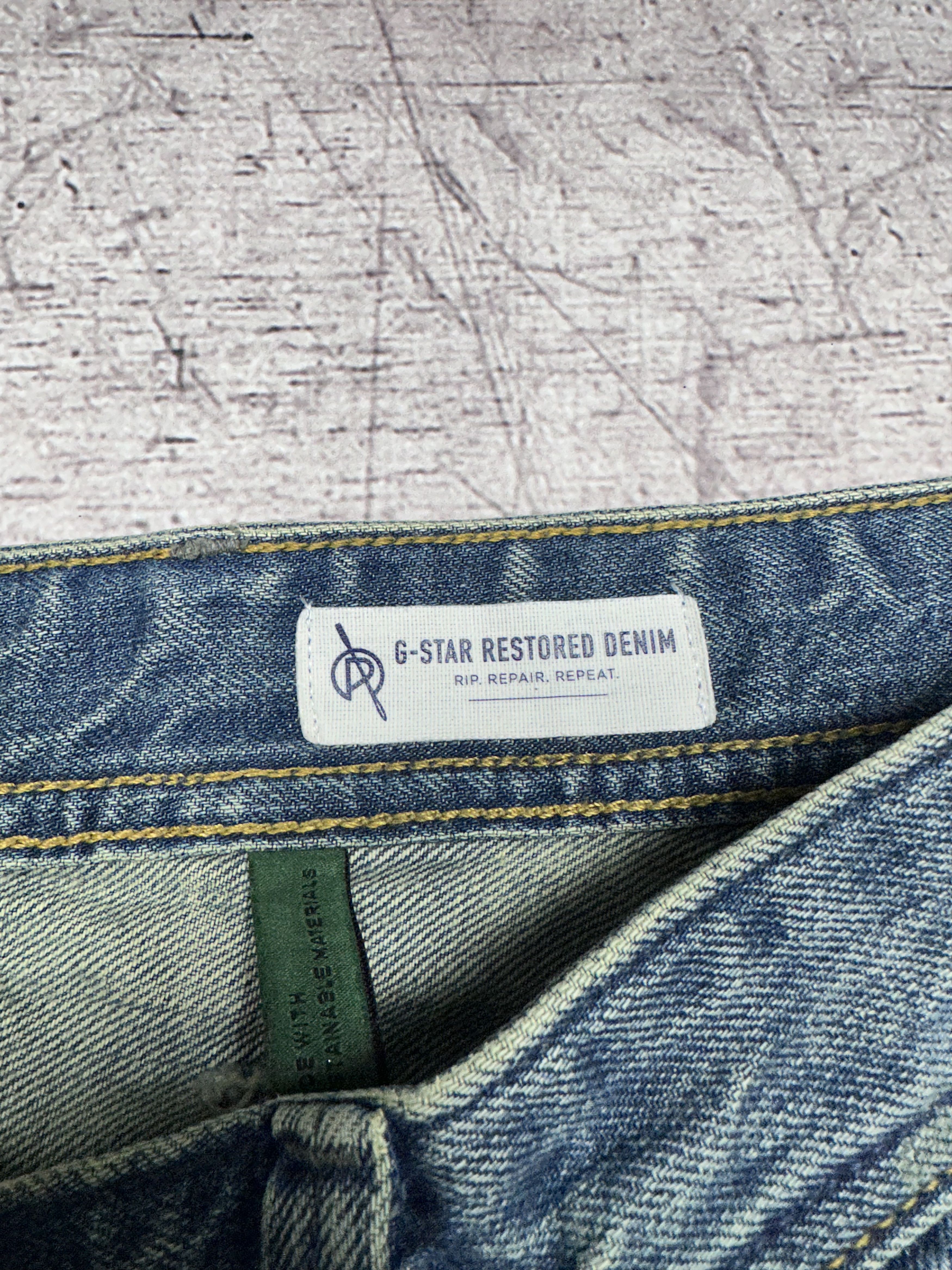 G-Star G Star Raw Mens Alum Relaxed Tapered Denim Pants Jeans Size US 30 / EU 46 - 4 Thumbnail