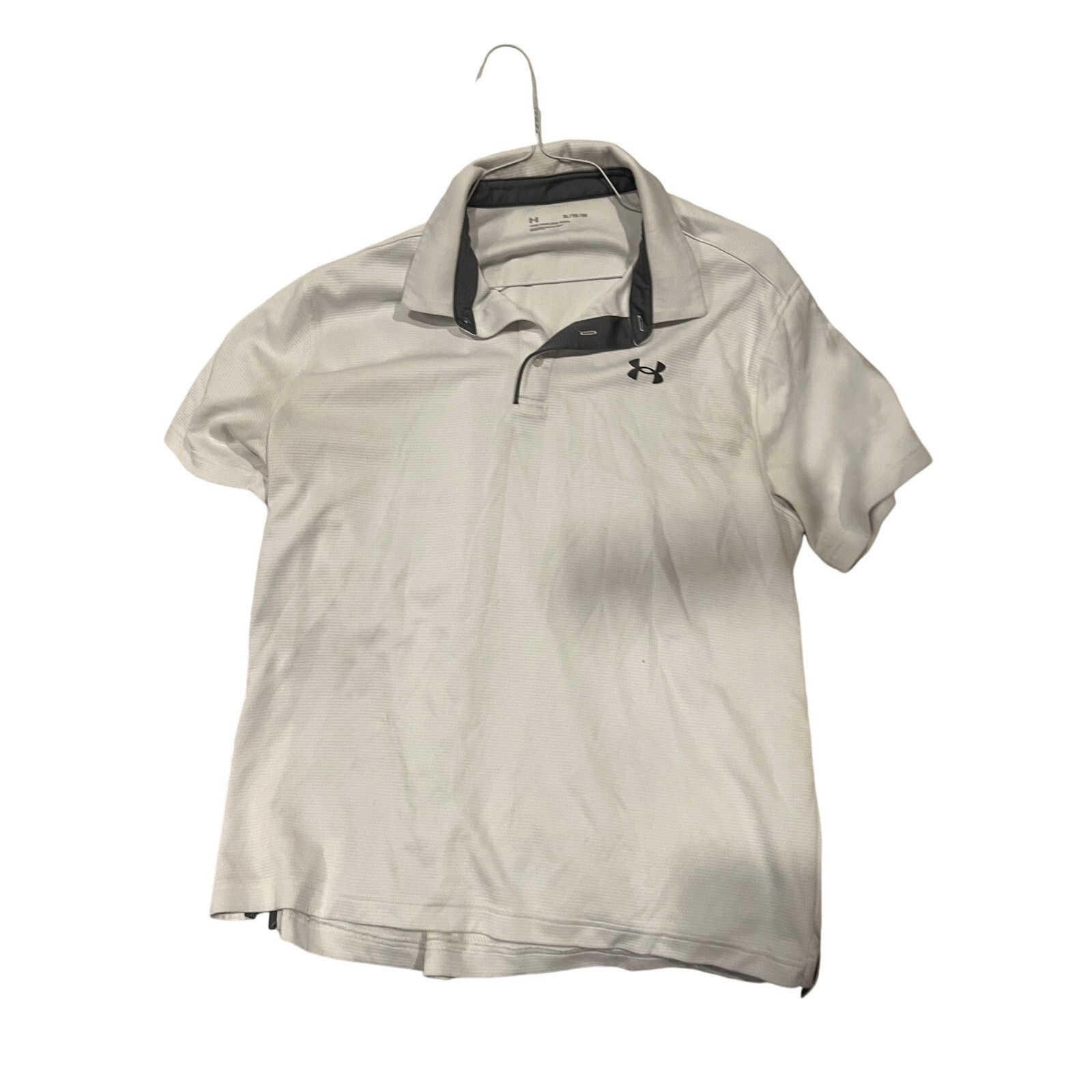 Under Armour Under Armour Loose Playoff Polo Shirt White Mens XL Size US XL / EU 56 / 4 - 1 Thumbnail