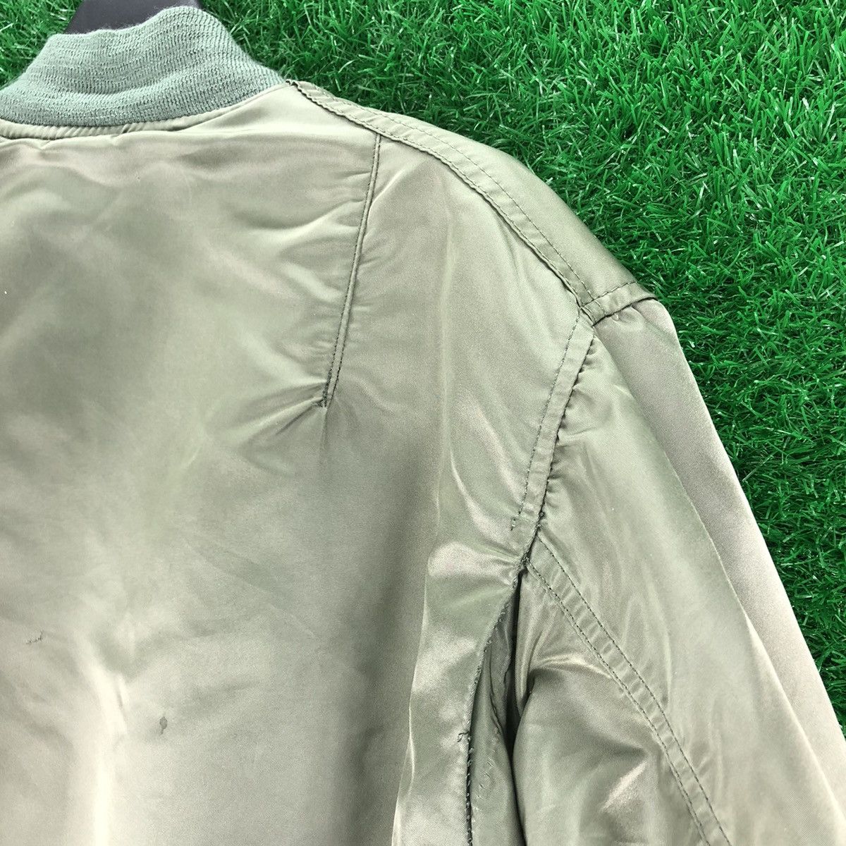 Vintage 80's Alpha Industries MADE IN USA Bomber Jacket MA-1