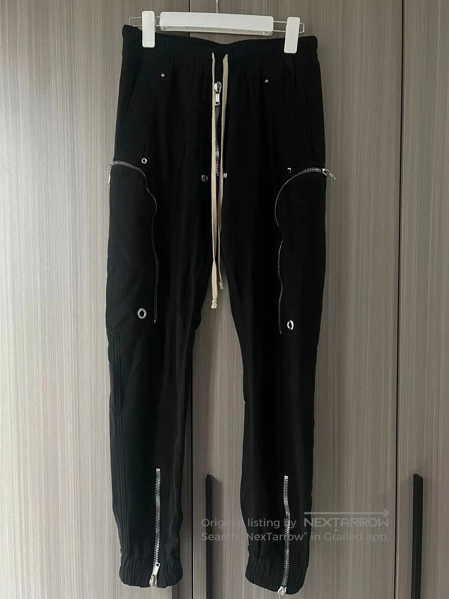 Rick Owens Rick Owens 5-Zipper Pants in Black. Size US 32 / EU 48 - 1 Thumbnail
