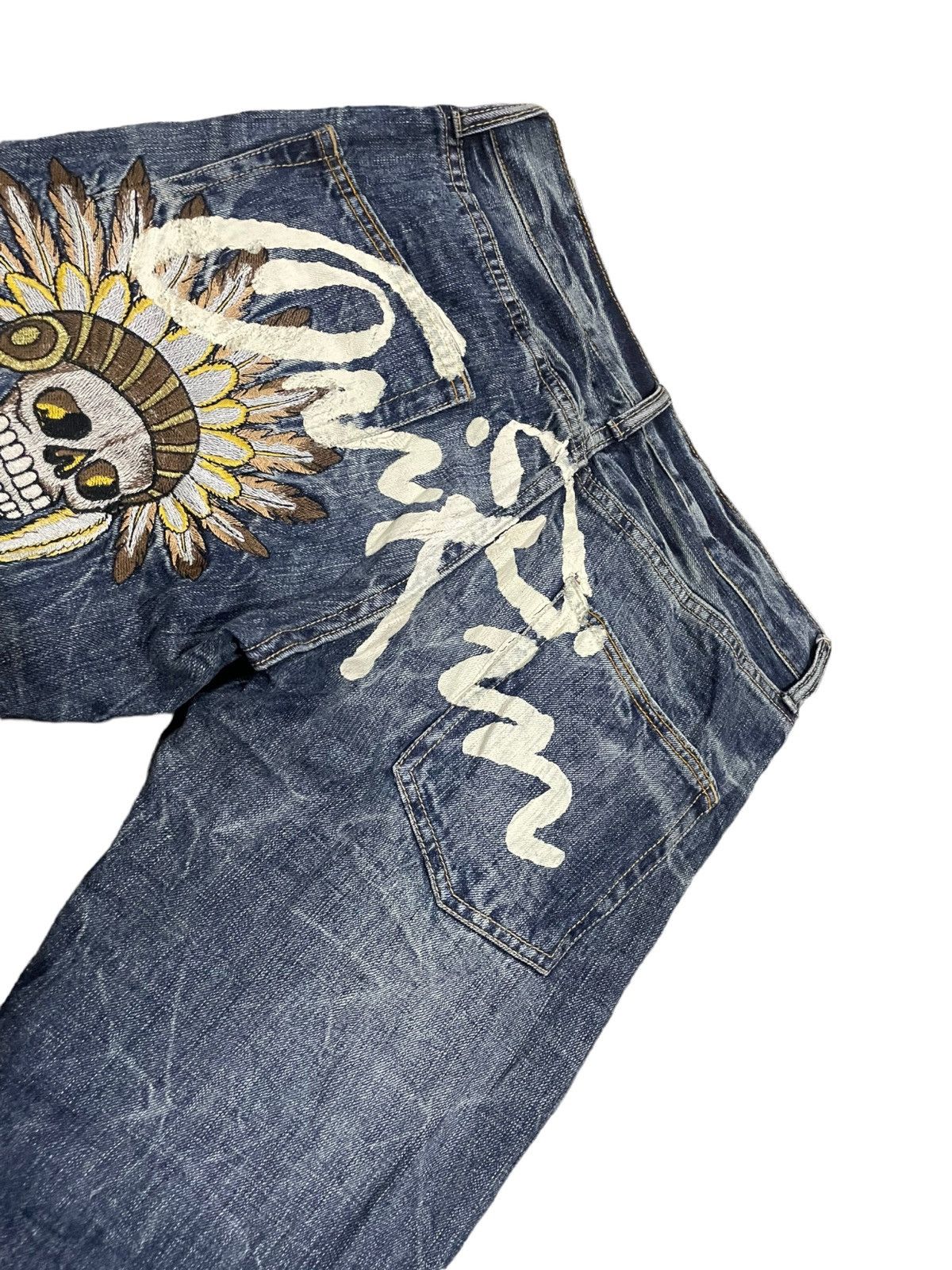 Japanese Brand Japanese Skull Generimo Oni Jeans Size US 30 / EU 46 - 7 Thumbnail