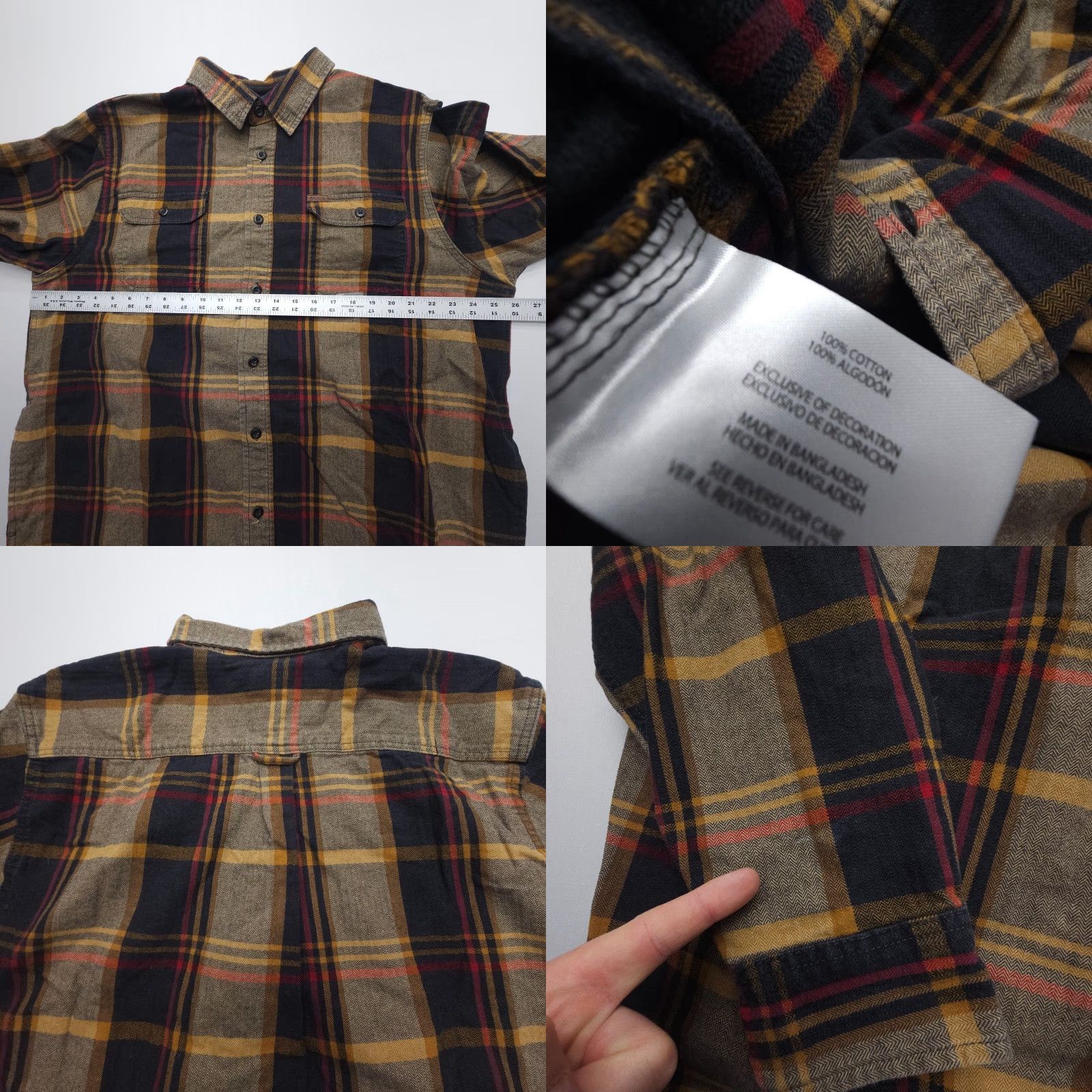 Orvis VINTAGE Orvis Shirt? Shacket Mens 2XL Plaid Heavy Flannel Outdoor Field Workwear Camping Shirt Size US XXL / EU 58 / 5 - 8 Thumbnail