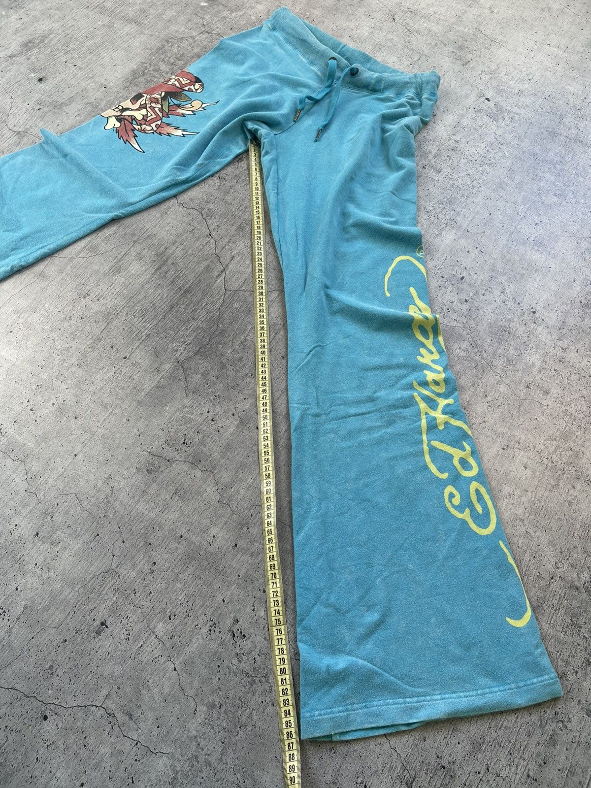 Ed Hardy × Vintage Vintage Y2k Ed Hardy Suit(Pants+Zip Sweatshirt) Skull ☠️ 90’s Size XL / US 12-14 / IT 48-50 - 18 Thumbnail
