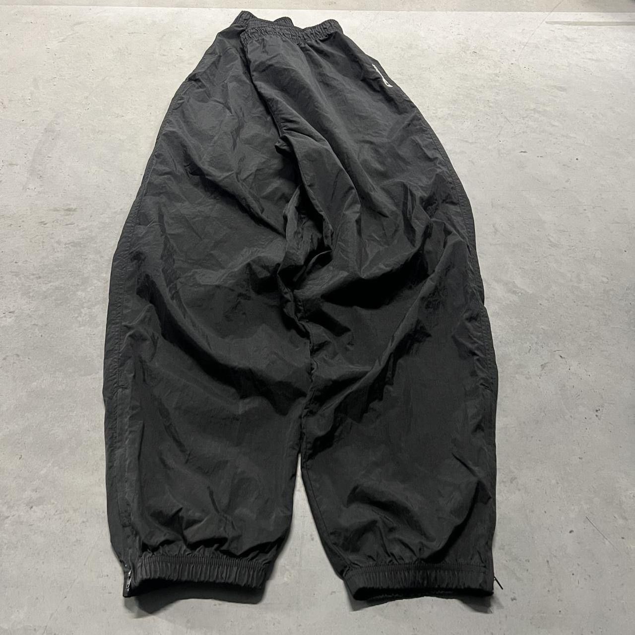 Reebok × Vintage Vintage Y2K/2000s Baggy Black Reebok Trackpants Sweatpants! Size US 38 / EU 54 - 2 Thumbnail