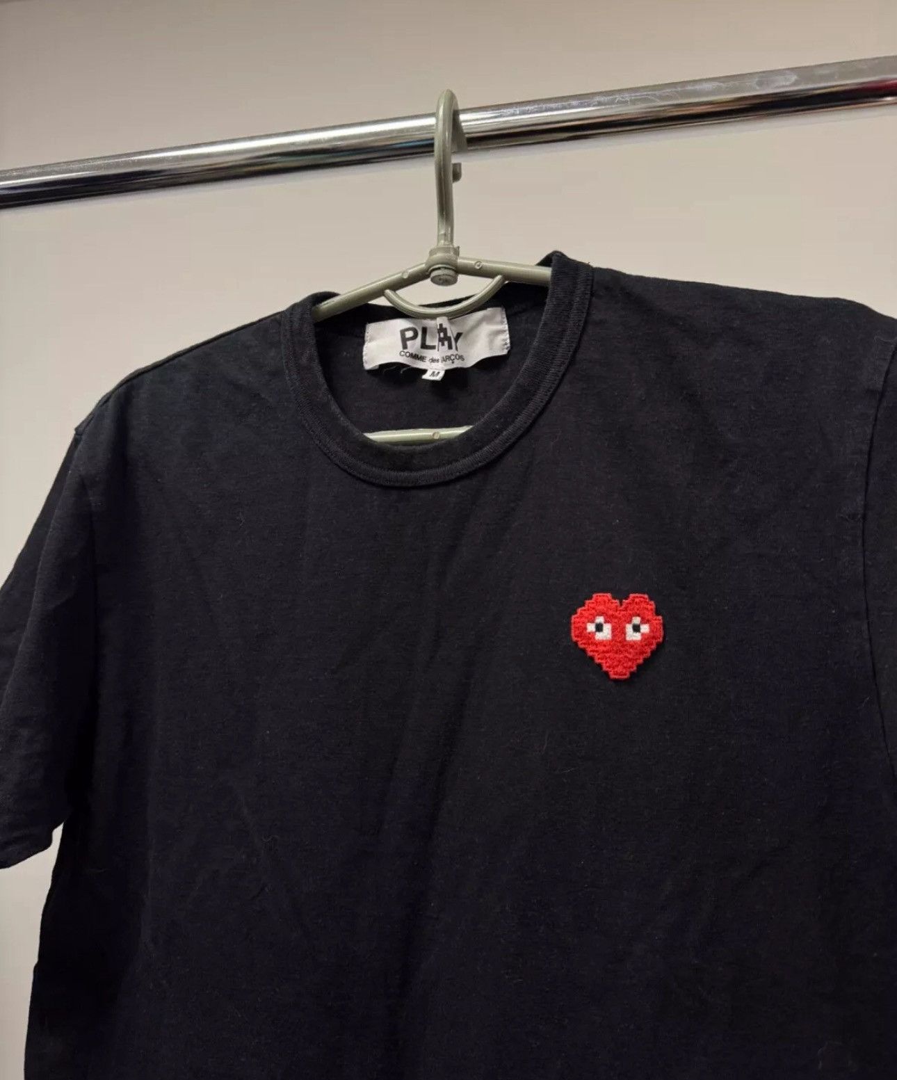 Comme des Garcons × Comme des Garcons Homme × Comme des Garcons PLAY COMME DES GARÇONS PLAY Artwork Invader Edition Heart T-Shirt Size US M / EU 48-50 / 2 - 2 Thumbnail