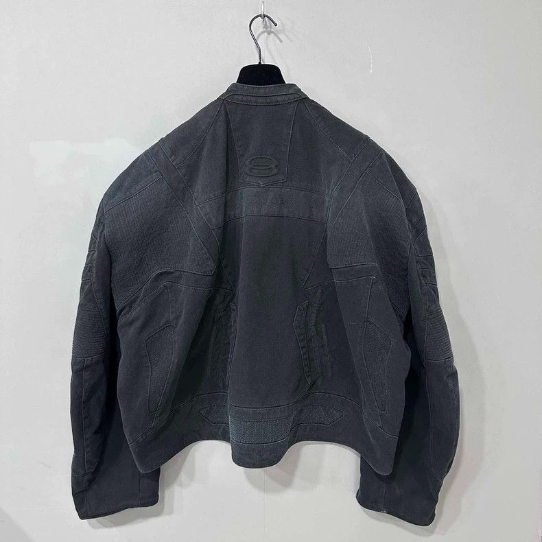 Balenciaga Balenciaga 24 Double Ring Denim Bomber Jacket Size US L / EU 52-54 / 3 - 3 Thumbnail