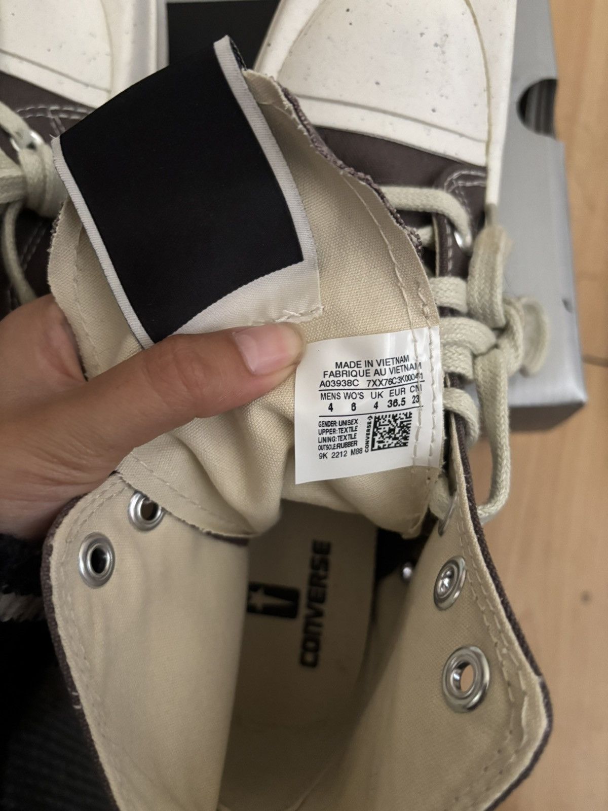 Converse × Rick Owens Drkshdw converse x DRKSHDW gray turbodrk laceless chuck 70 sneakers Size US 6 / IT 36 - 6 Thumbnail