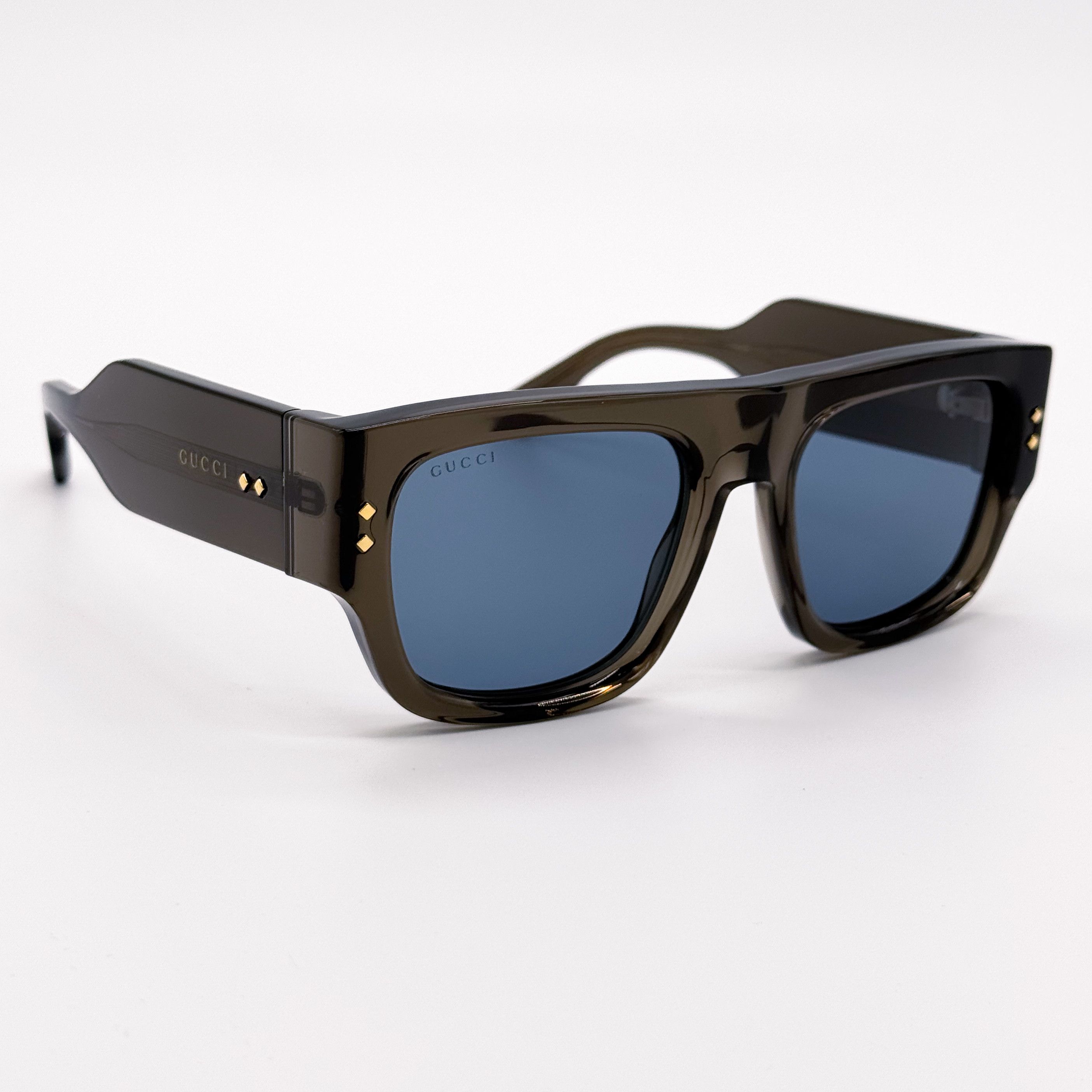 Gucci NEW AUTHENTIC GG1262S 003 GUCCI UNISEX SHIELD SUNGLASSES Size ONE SIZE - 5 Thumbnail