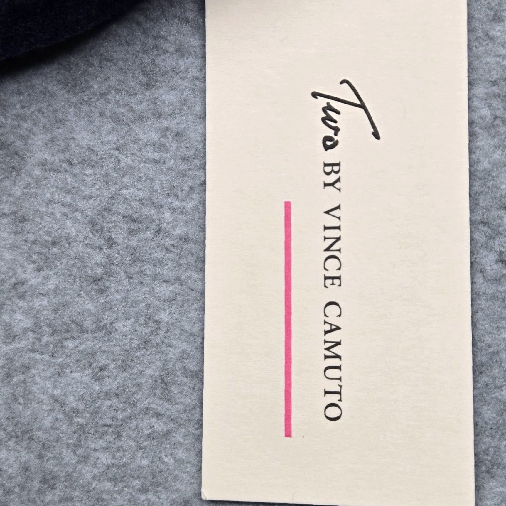 Vince Camuto Vince Camuto Womens Tunic Top Indigo Layered V Neck 3/4 Sleeve Twofer T-Shirt Navy White Inset Small Size S / US 4 / IT 40 - 6 Thumbnail