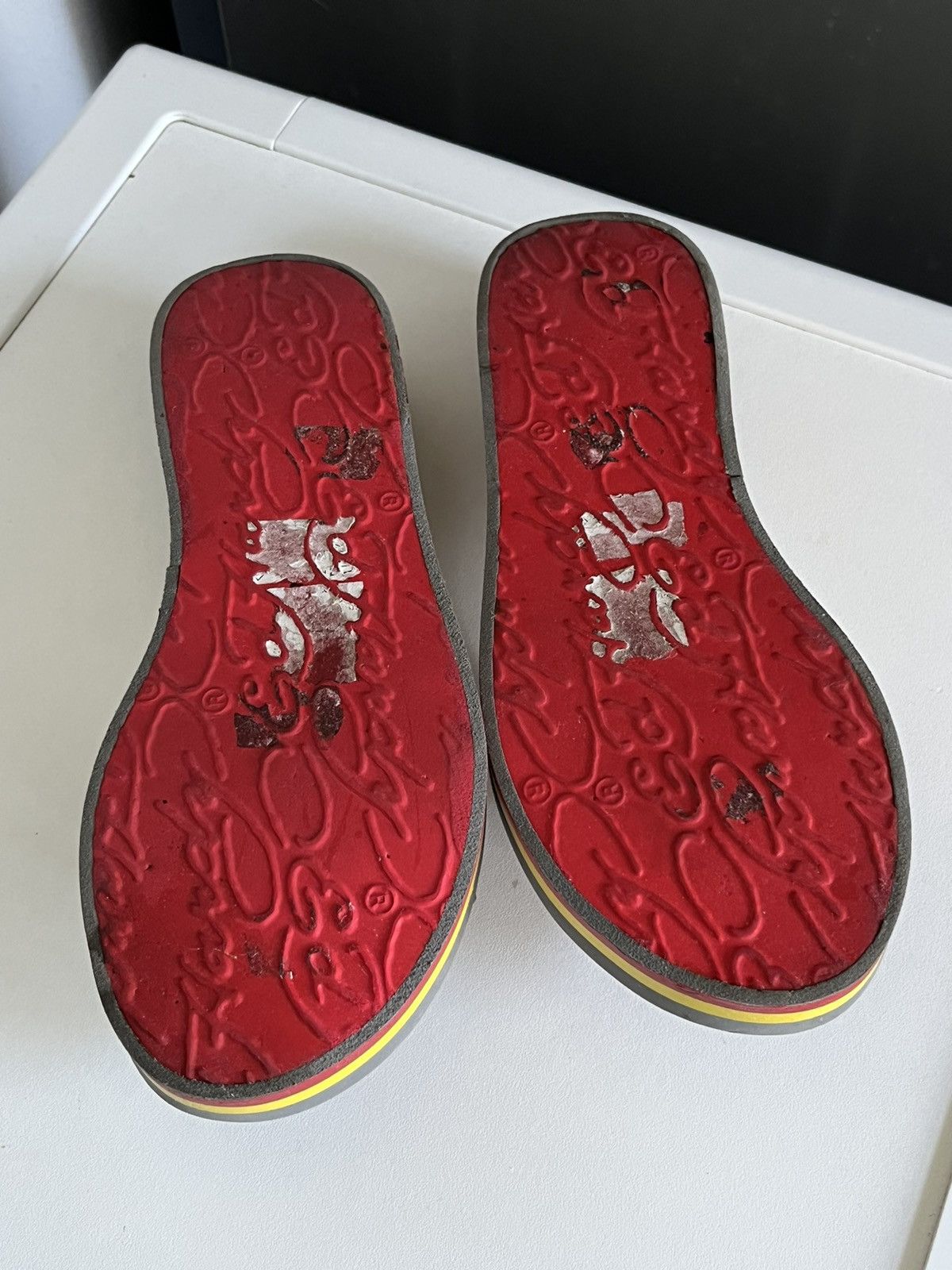 Ed Hardy × Vintage Ed Hardy Platform Flats Vintage y2k Size US 6 / IT 36 - 9 Thumbnail
