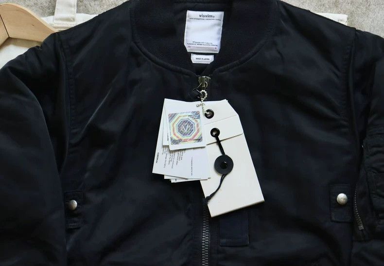 Visvim Visvim Visvim Thorson Jkt Collage MA1 Black Jacket-2506 Size US S / EU 44-46 / 1 - 5 Thumbnail