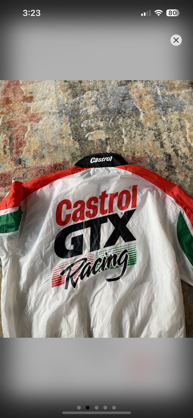 Vintage Crazy Vintage 90s Essential Castrol Racing White Windbreaker ...