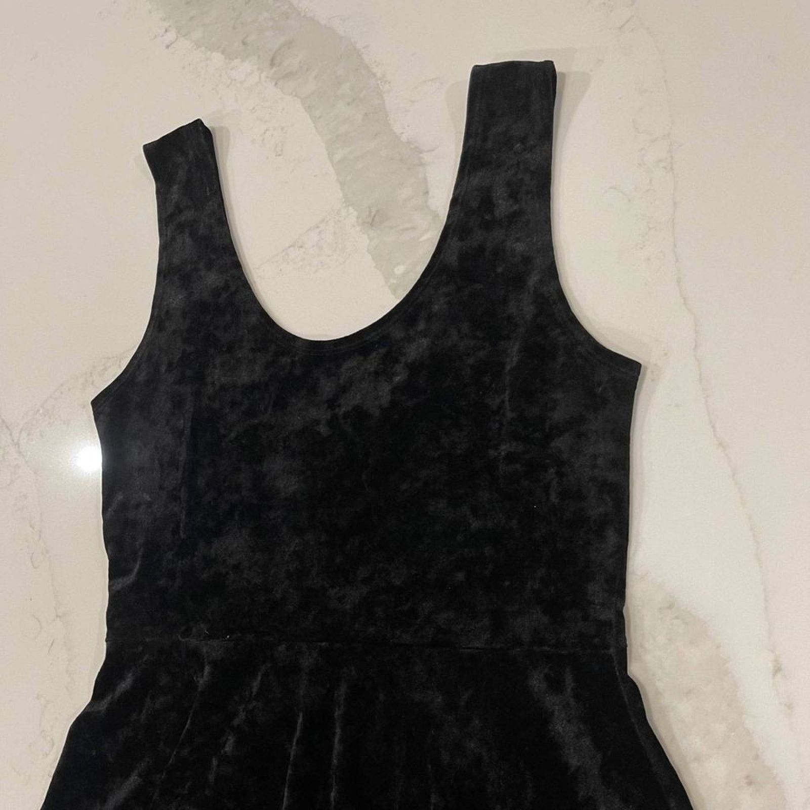 Forever 21 Forever 21 Velvet Skater Mini Dress Women's Med y2k Babydoll Size M / US 6-8 / IT 42-44 - 3 Thumbnail