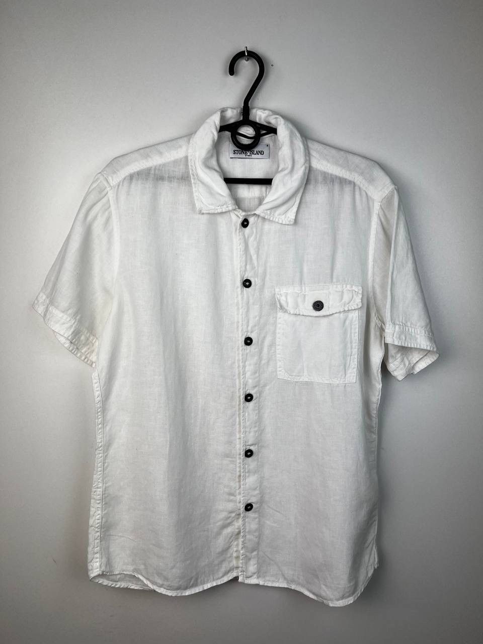 Vintage Stone Island luxury linen shirt size L Size US L / EU 52-54 / 3 - 1 Thumbnail