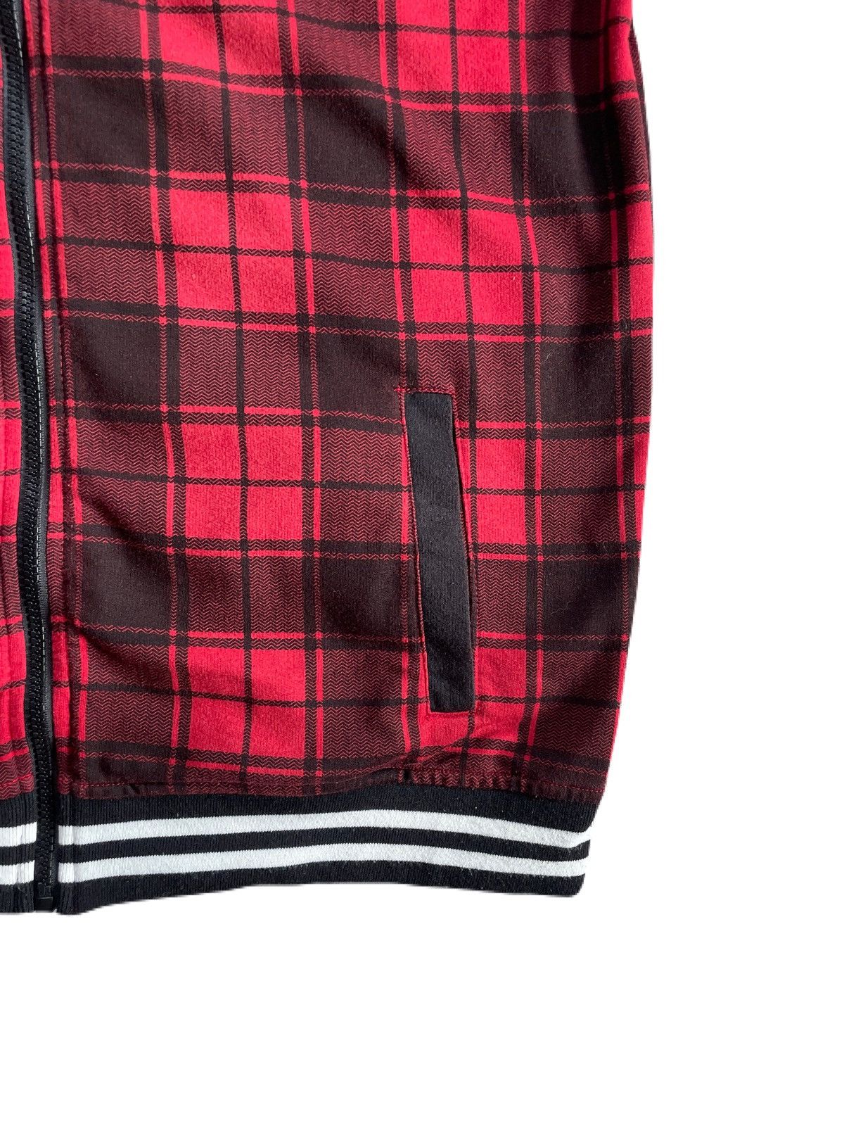 If Six Was Nine 2000s Japanese archive Vkei Plaid Zip-Up Short Sleeve Hoodie Size US M / EU 48-50 / 2 - 6 Thumbnail