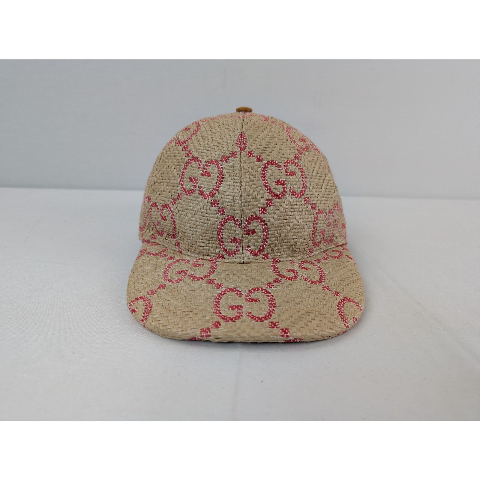 Gucci o1rshd1 Size: S / Baseball Cap / Hat in Beige/Red Size ONE SIZE - 2 Thumbnail