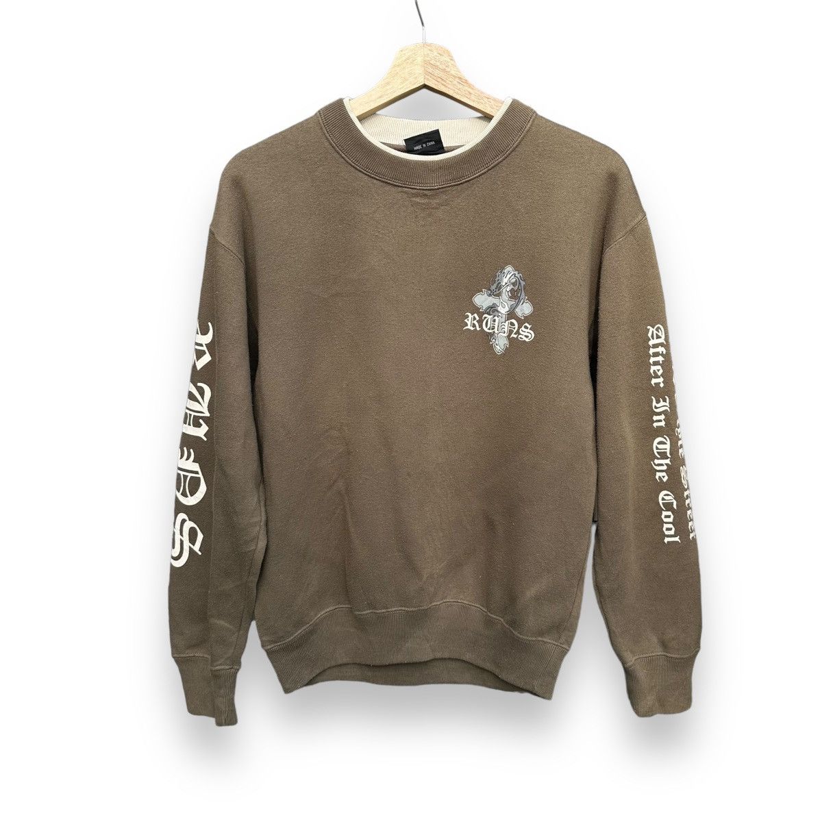 Band Tees × Japanese Brand Poem rock seditionaries sweatshirt punk hell drugs Size US S / EU 44-46 / 1 - 2 Thumbnail