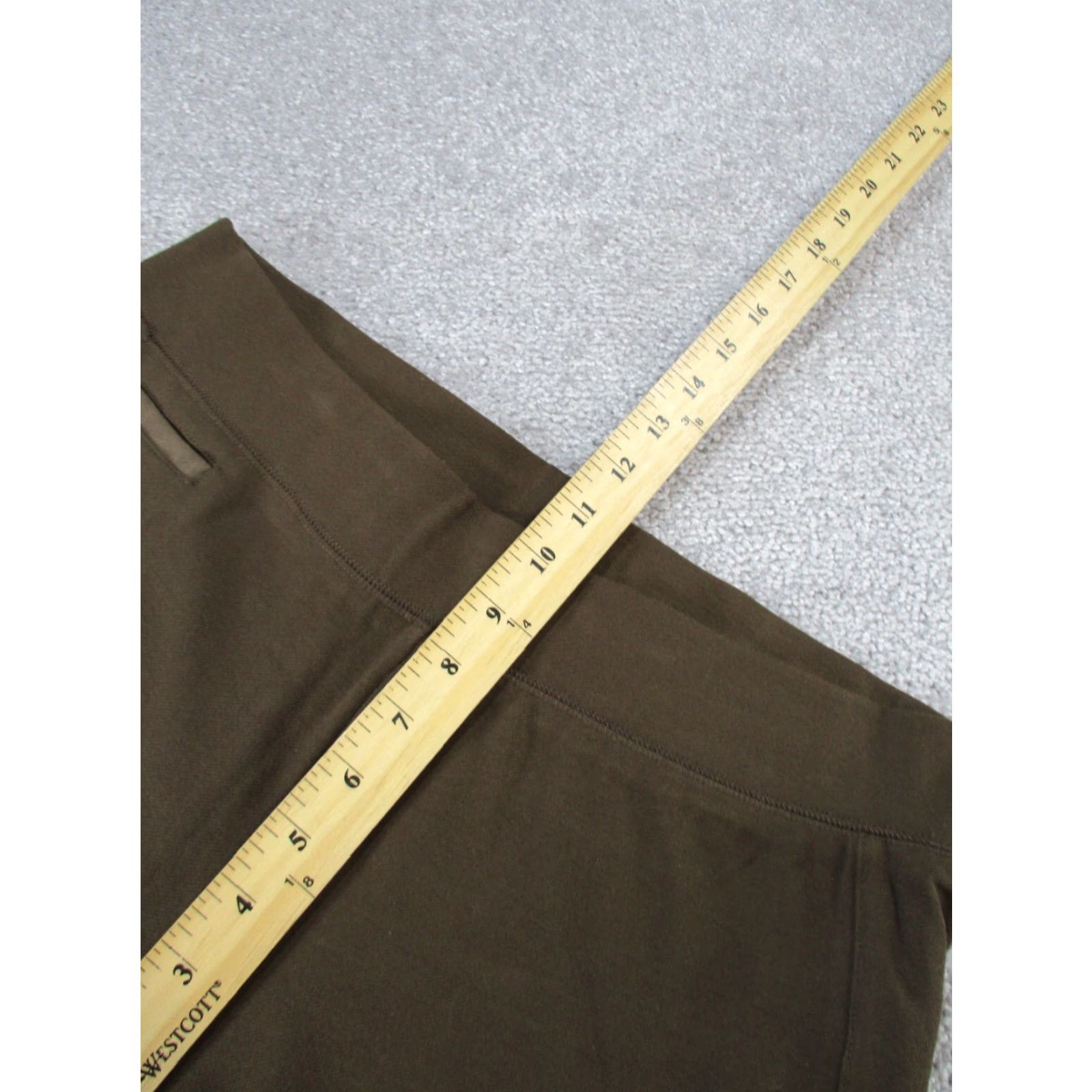 J. Jill J.Jill Pants Womens Medium Brown Stretch Pull On Skinny Twill Ankle Size 32" / US 10 / IT 46 - 6 Thumbnail