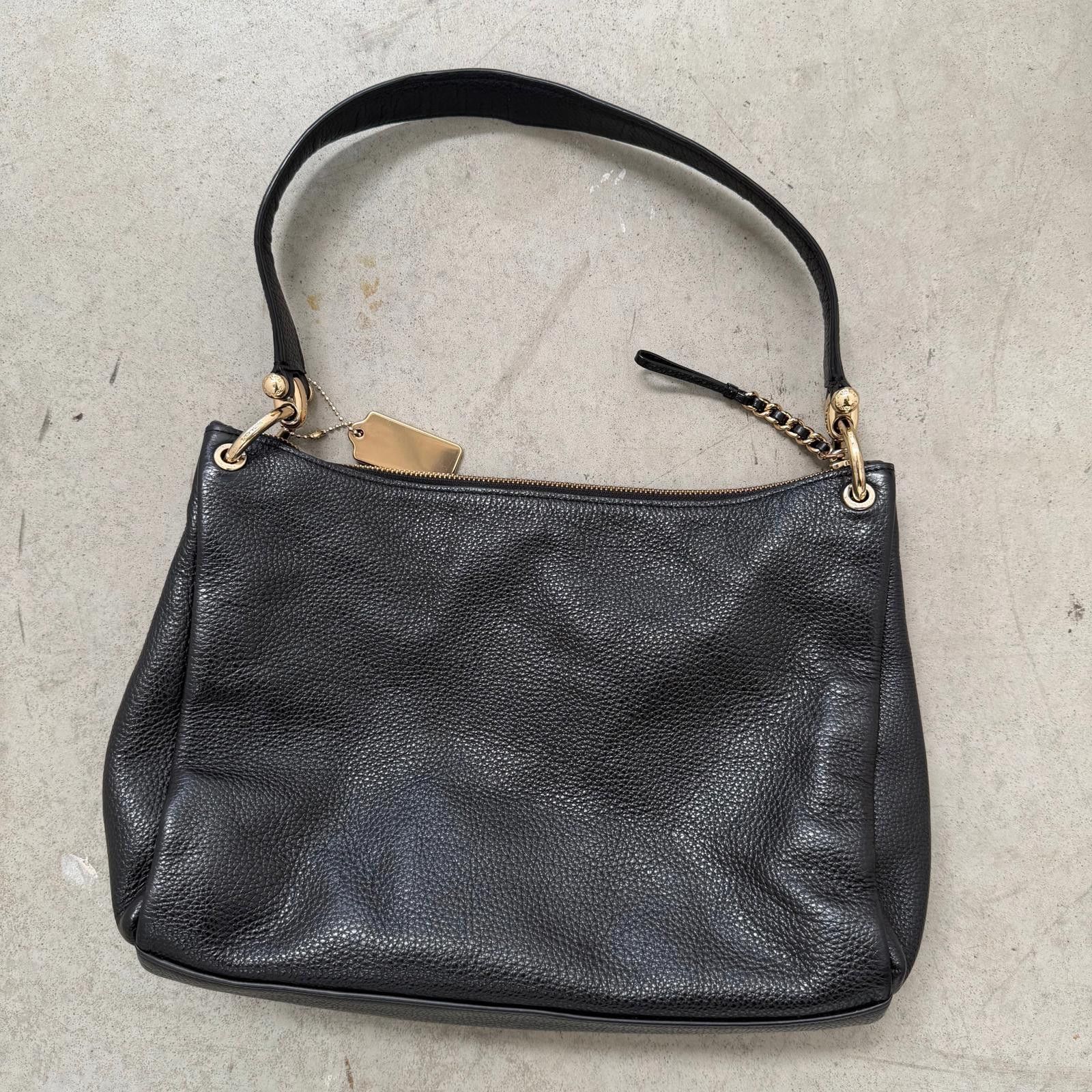 Coach Coach 2Way Mia Pebbled Leather Shoulder Bag Black Size ONE SIZE - 4 Thumbnail