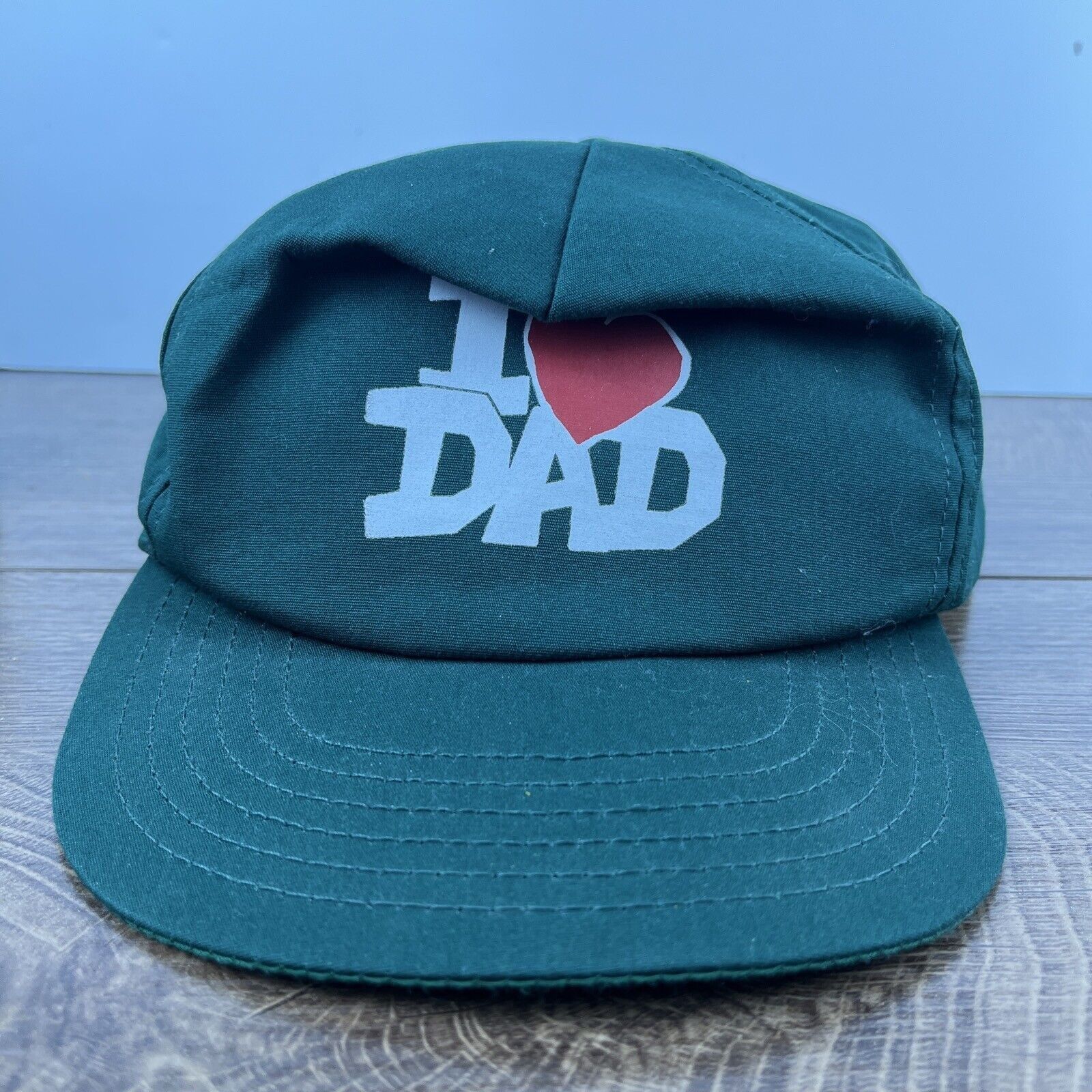 Other I Love Dad Hat Dad Heart Hat Green Hat Snapback Adjustable A Size ONE SIZE - 1 Thumbnail