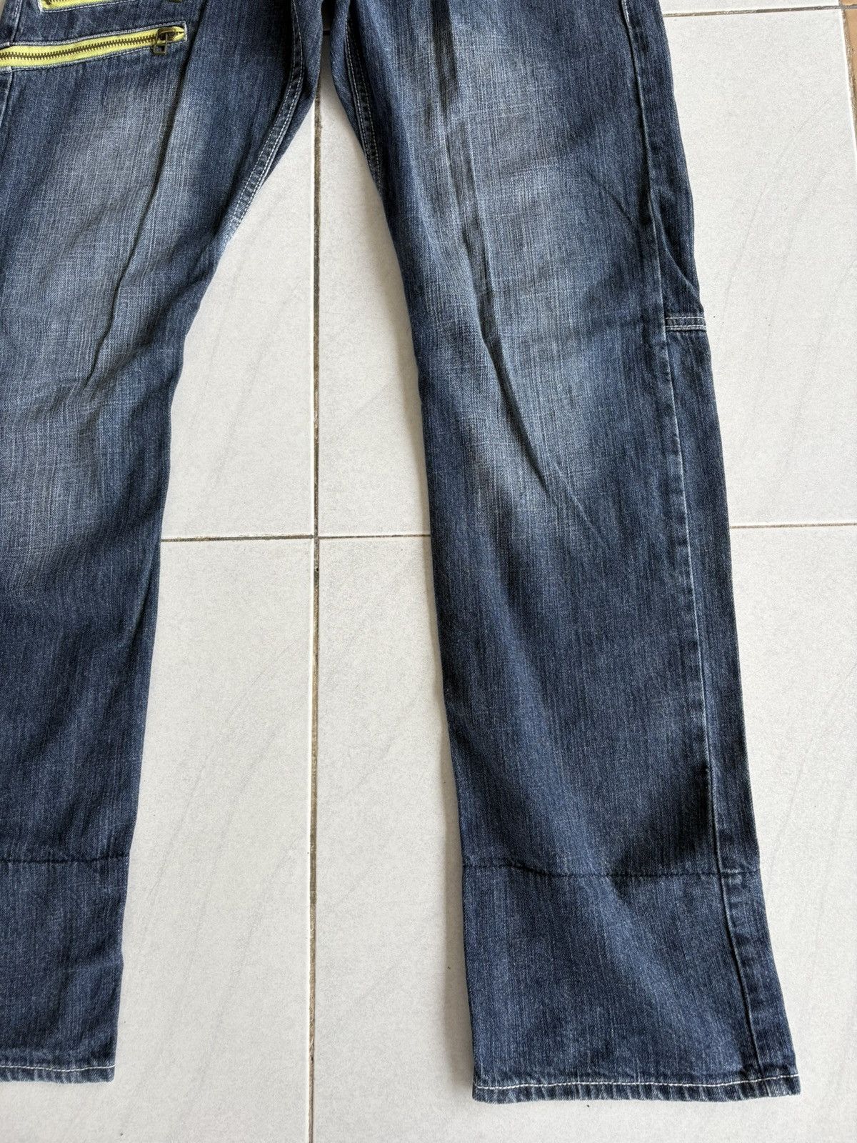 Other Japanese Streetwear Double Waist Jeans Distressed Denim Size US 31 - 8 Thumbnail